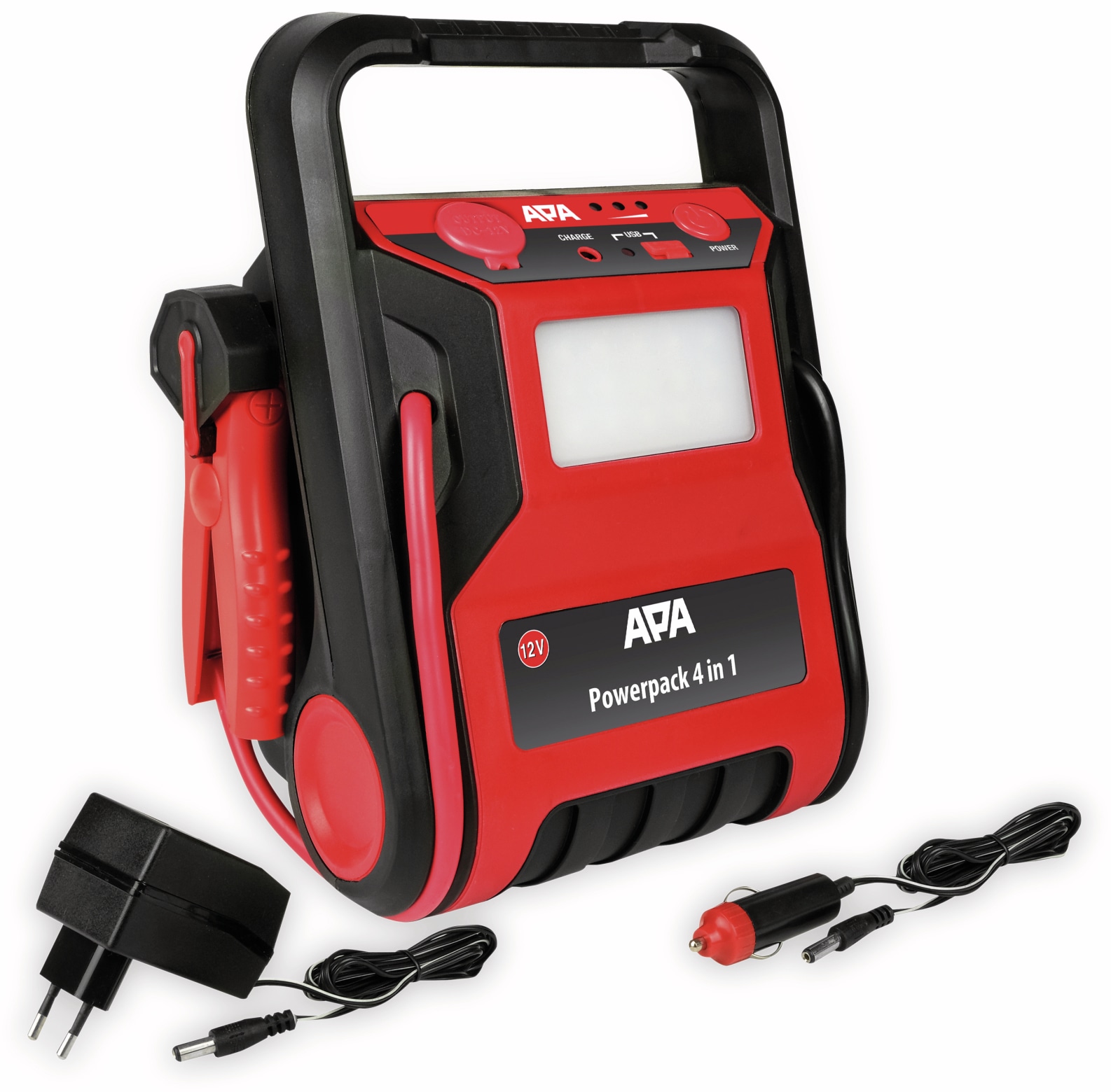 APA Starthilfegerät 16553, 4 in 1, Powerpack