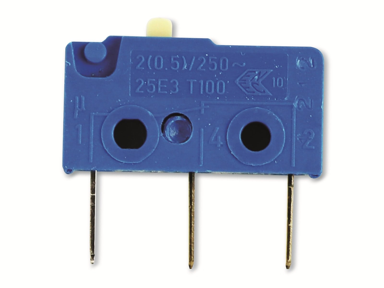 MARQUARDT Mikroschalter, 1050.1151, 250 V/AC, 2 A, 1 x Ein/(Ein) MARQUARDT Mikroschalter, 1050.1151, 250 V/AC, 2 A, 1 x Ein/(Ein)