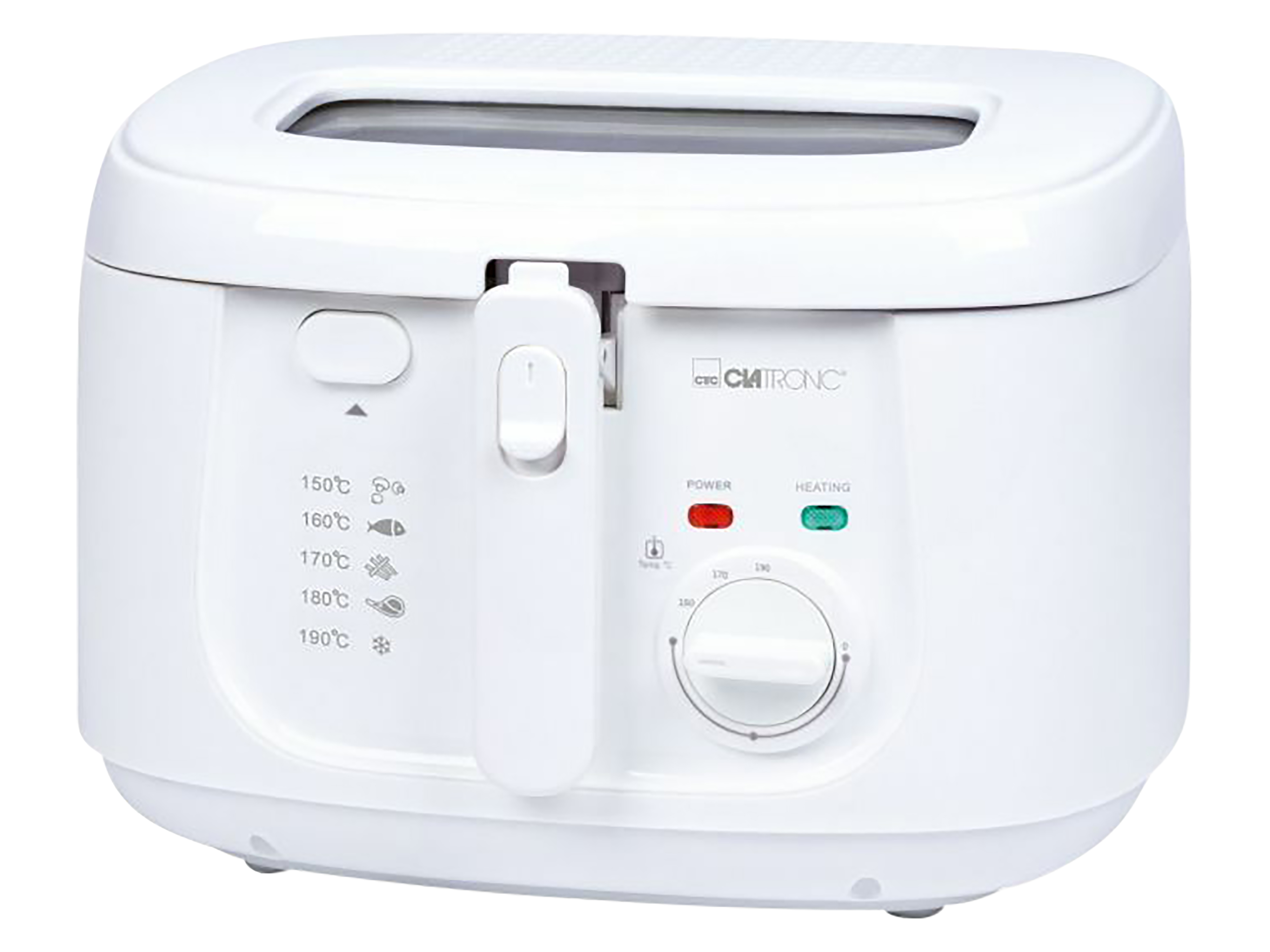 CLATRONIC Fritteuse 2,5L (Öl) FR 3771, antihaftbeschichtet, Cool Toch, 1800W, weiß CLATRONIC Fritteuse 2,5L (Öl) FR 3771, antihaftbeschichtet, Cool Toch, 1800W, weiß