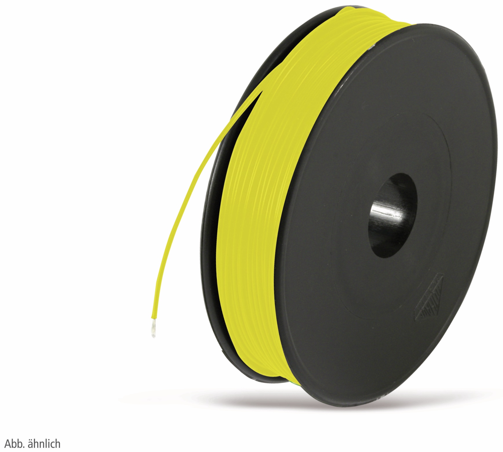 RAUTRONIC Litze, 1x0,25, 100m Spule, gelb, LIYV