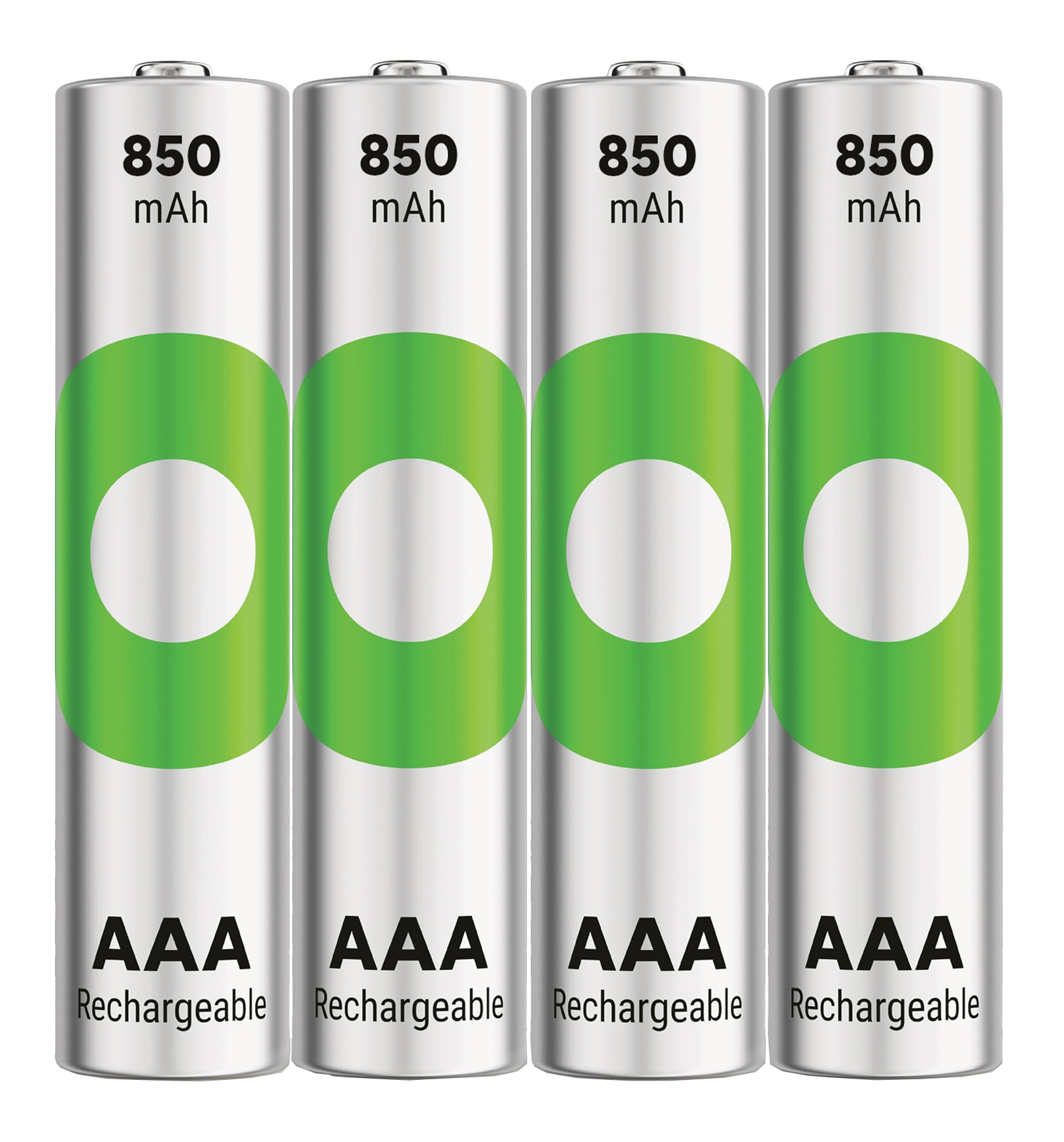 GP ReCyKO NiMH Akku Micro AAA, HR03 1,2V/850mAh, 4 Stück