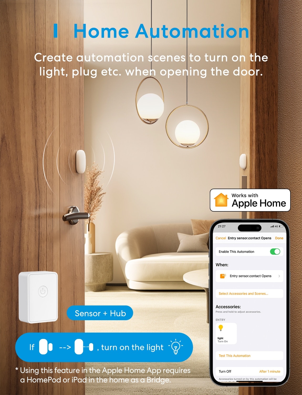 MEROSS Smart Wireless Tür-/Fenstersensor MS200HK-EU MEROSS Smart Wireless Tür-/Fenstersensor MS200HK-EU