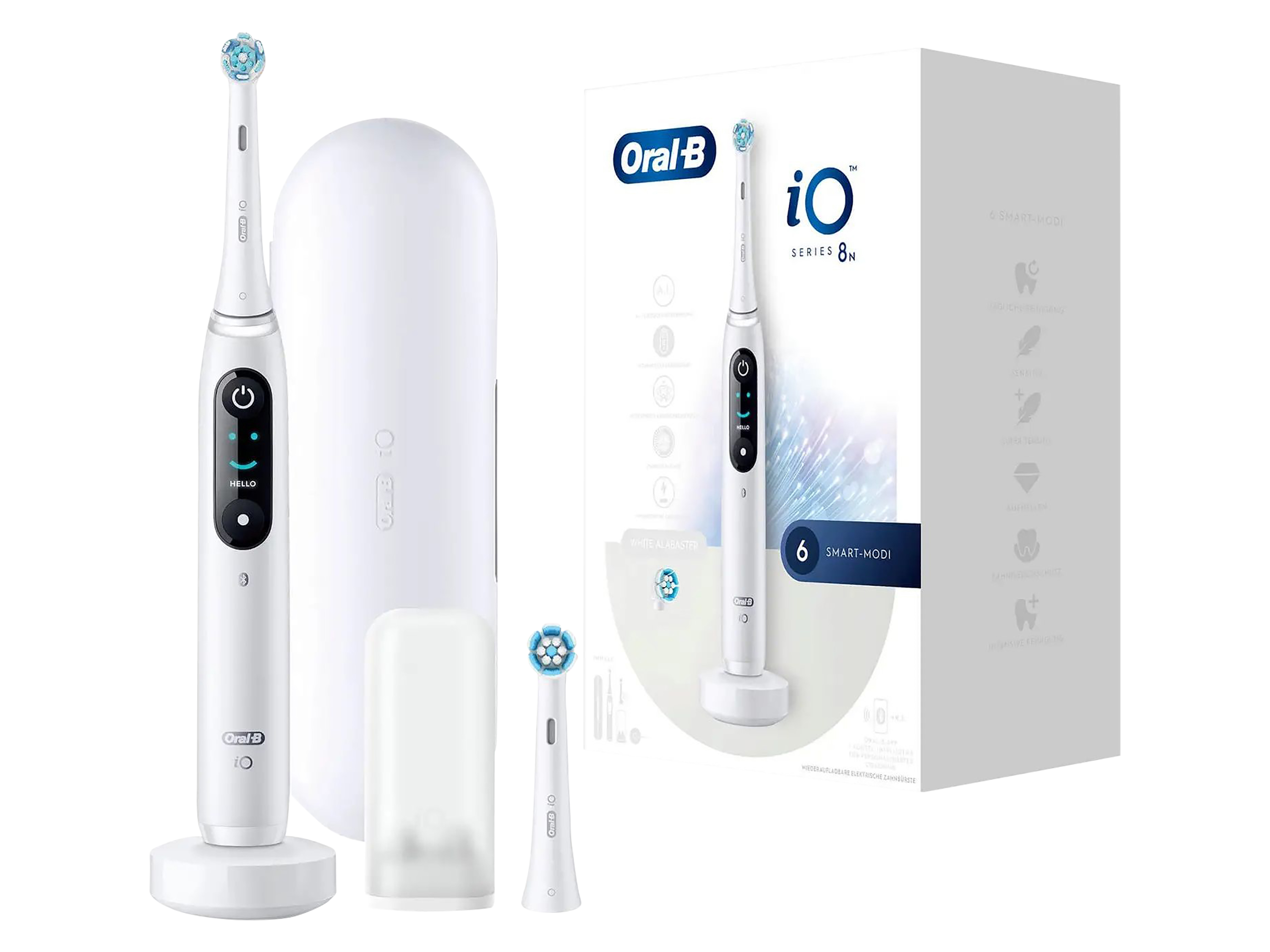 ORAL-B Elektrische Zahnbürste iO Series 8N, Weiß, mit 6 Reinigungsmodi ORAL-B Elektrische Zahnbürste iO Series 8N, Weiß, mit 6 Reinigungsmodi