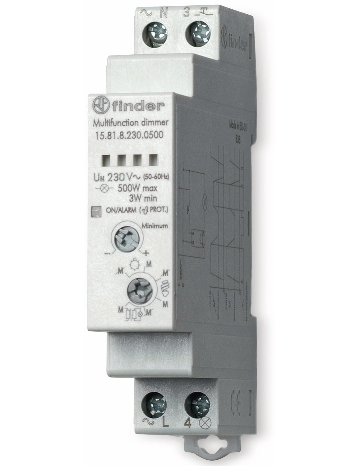 FINDER Stromstoß-Schalter 15.81.8.230.0500, 230 V, +Dimmer FINDER Stromstoß-Schalter 15.81.8.230.0500, 230 V, +Dimmer