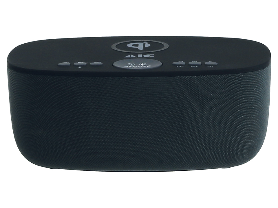 AIC Radiowecker 28 BT, mit QI-Charging-Funktion, schwarz AIC Radiowecker 28 BT, mit QI-Charging-Funktion, schwarz