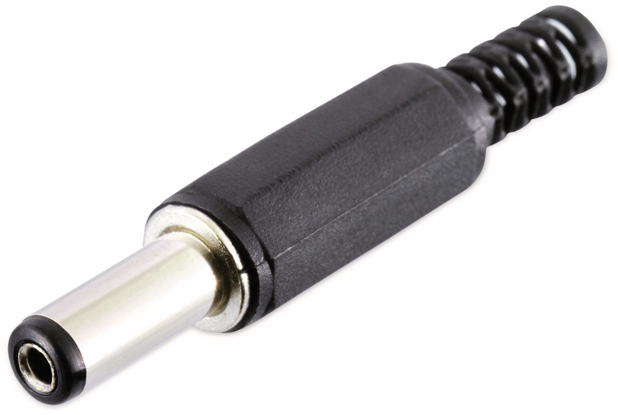 Hohlstecker, Ø 2,1 mm, 14 mm, Knickschutz Hohlstecker, Ø 2,1 mm, 14 mm, Knickschutz
