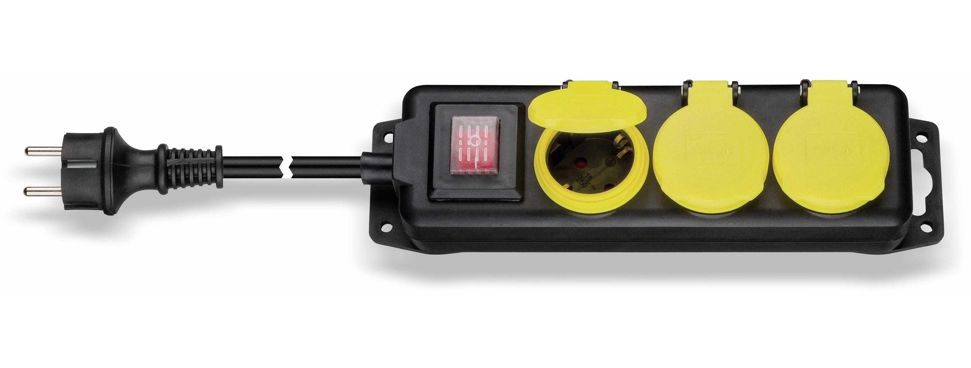 GOOBAY Steckdosenleiste 3-fach