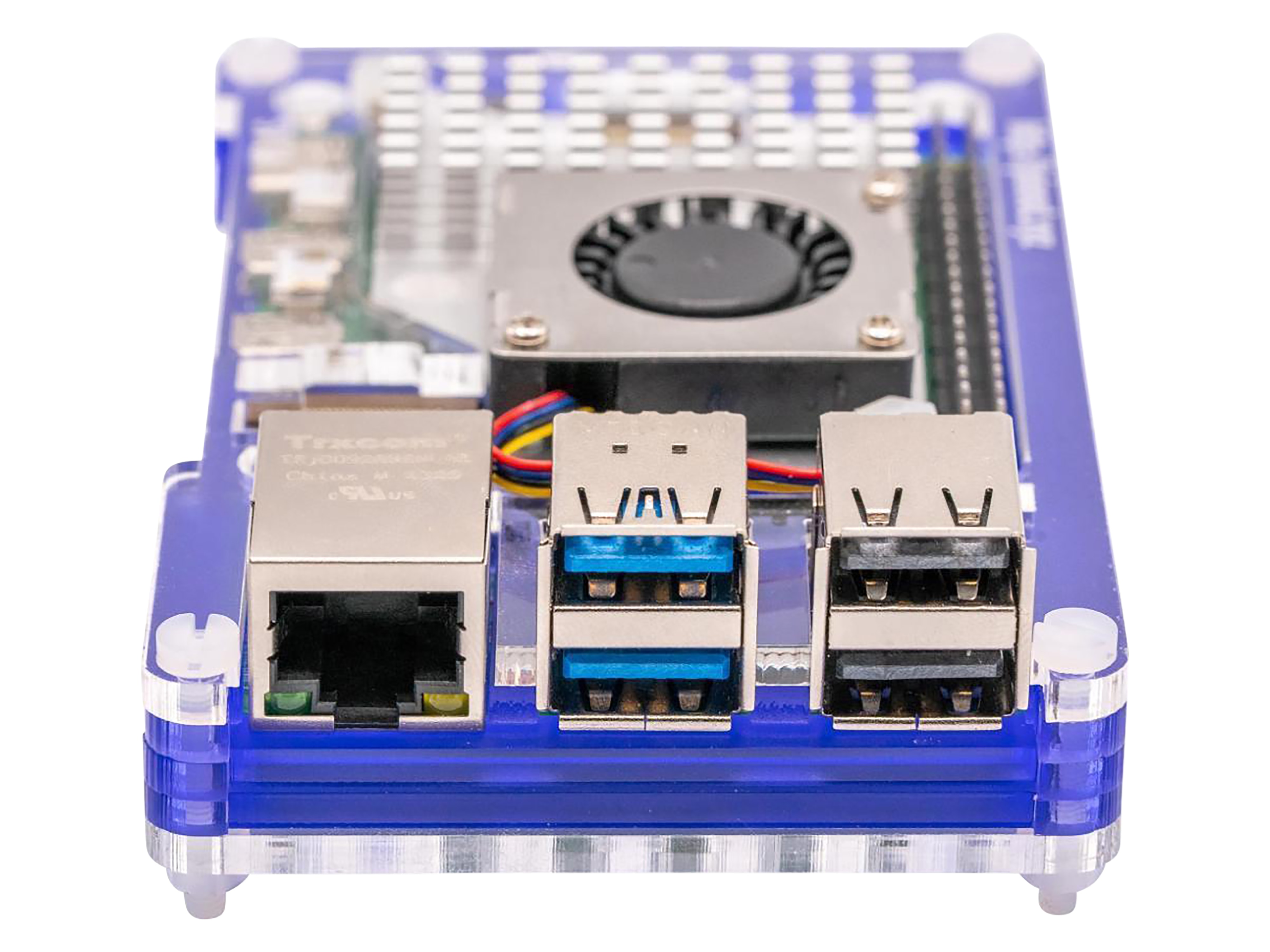 PIMORONI Pibow Gehäuse für Raspberry Pi 5, Lila, PIM679