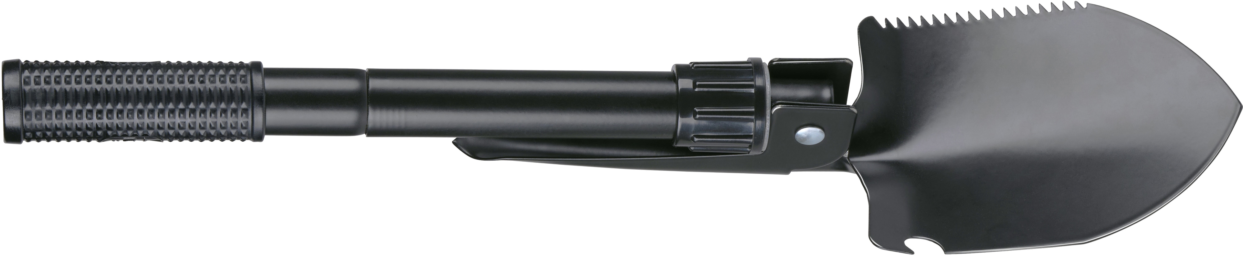 Klappspaten, 280 mm, schwarz