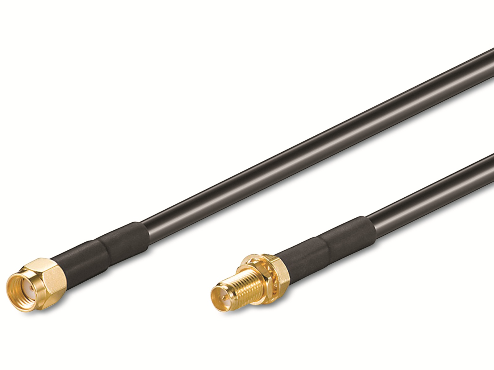 GOOBAY Hochfrequenz-Antennenkabel, RP-SMA, 10 m GOOBAY Hochfrequenz-Antennenkabel, RP-SMA, 10 m
