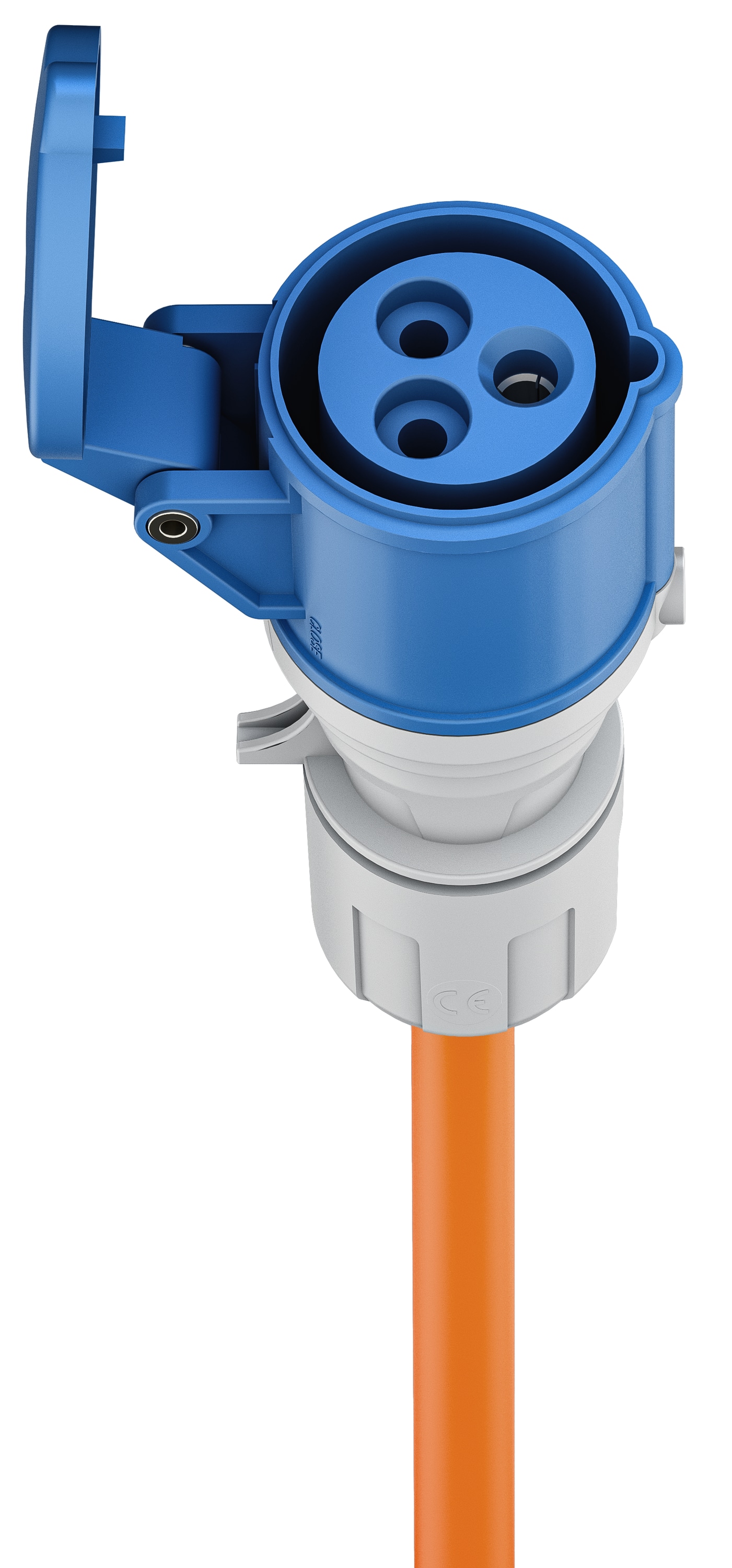 GOOBAY CEE-Verlängerung 76230, 25 m, 2,5mm², 16A/230V, orange