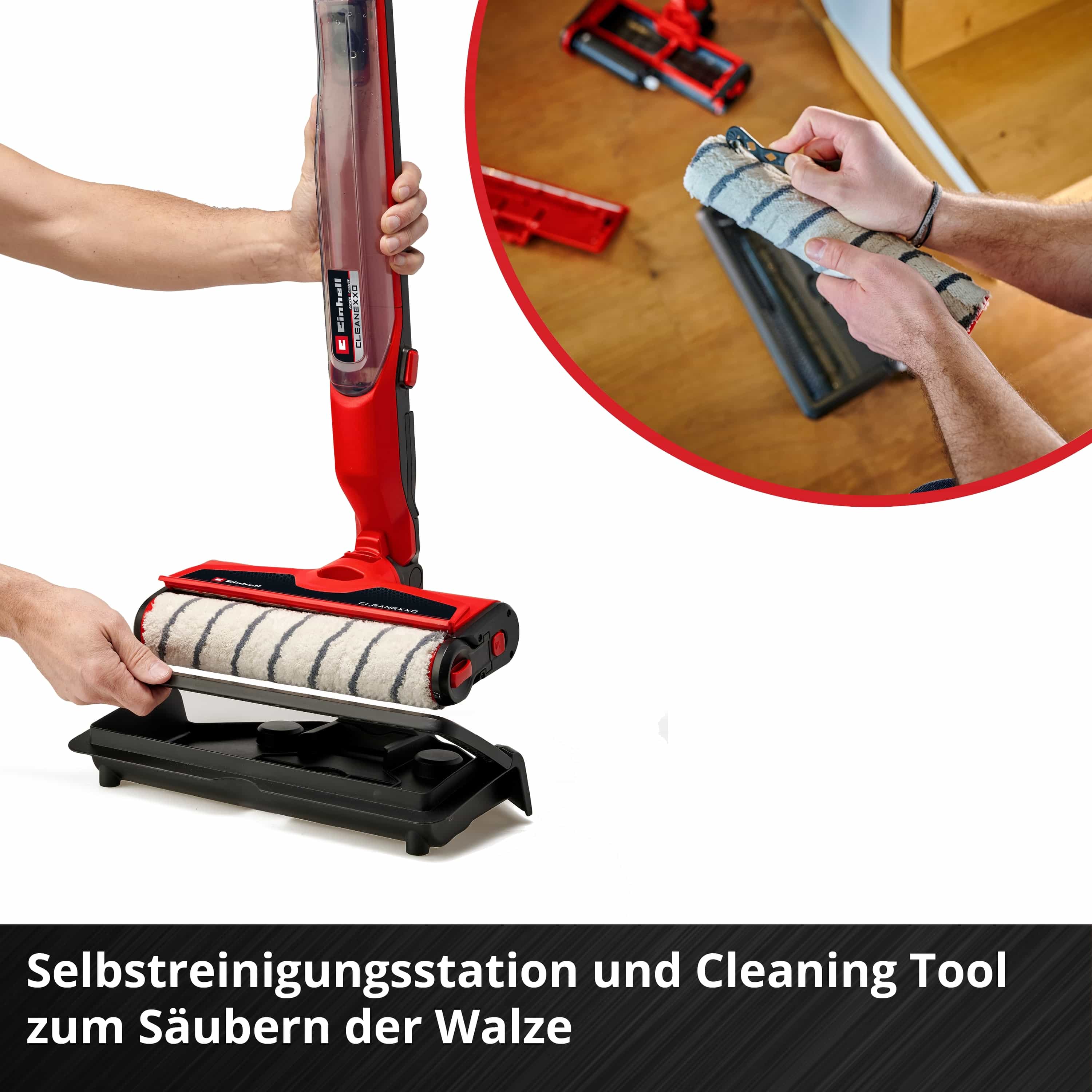 EINHELL Akku-Hartbodenreiniger CLEANEXXO, Solo