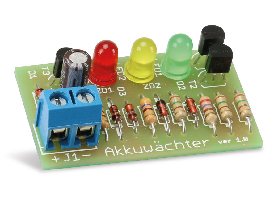 Bausatz 3-Kanal-Akkuwächter 12 V-, V1.0 Bausatz 3-Kanal-Akkuwächter 12 V-