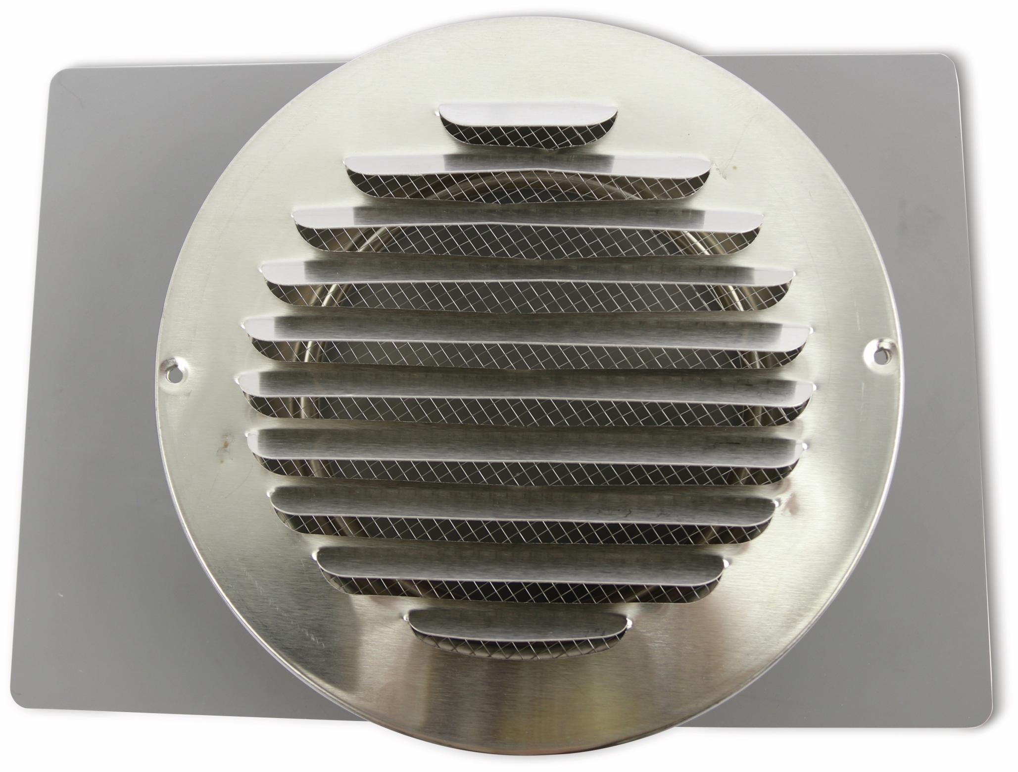 Lüftungsgitter, 150 mm, Edelstahl, gebürstet Lüftungsgitter, 150 mm, Edelstahl, gebürstet