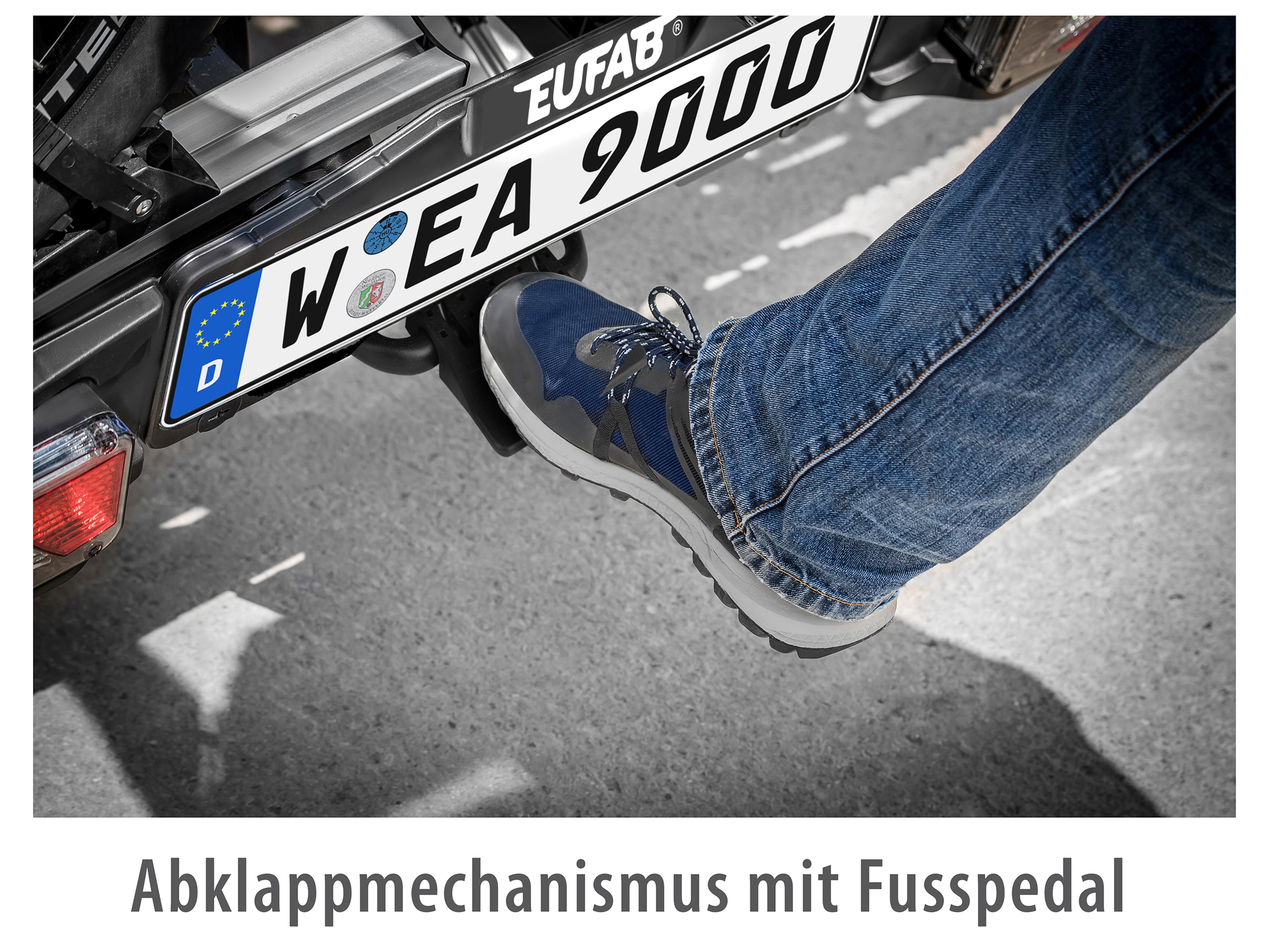 EUFAB Fahrradträger FINCH, 11584, für 2 Fahrräder