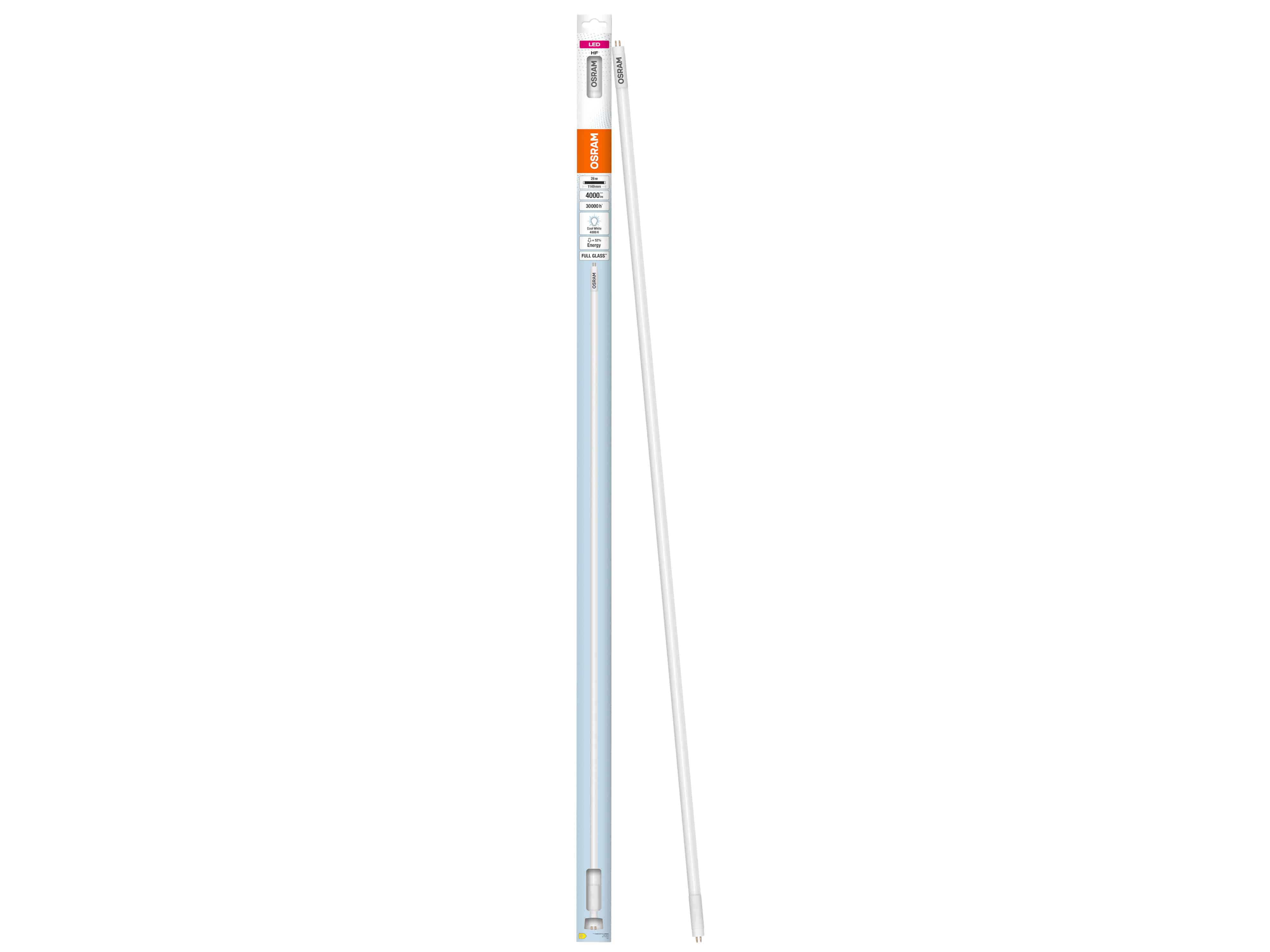 OSRAM LED-Röhre, T5, 1149mm, G5, EEK: D, 26W, 4000lm, 4000K OSRAM LED-Röhre, T5, 1149mm, G5, EEK: D, 26W, 4000lm, 4000K