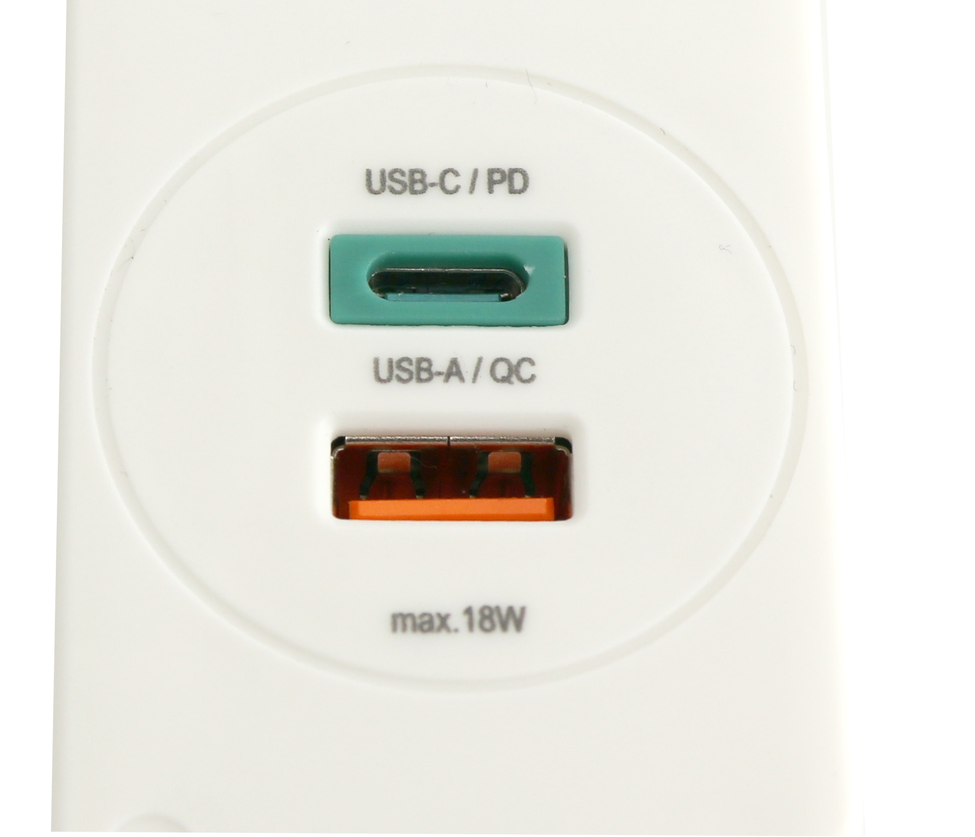HAMA Steckdosenleiste 133757, 3-fach, 2x USB, weiß