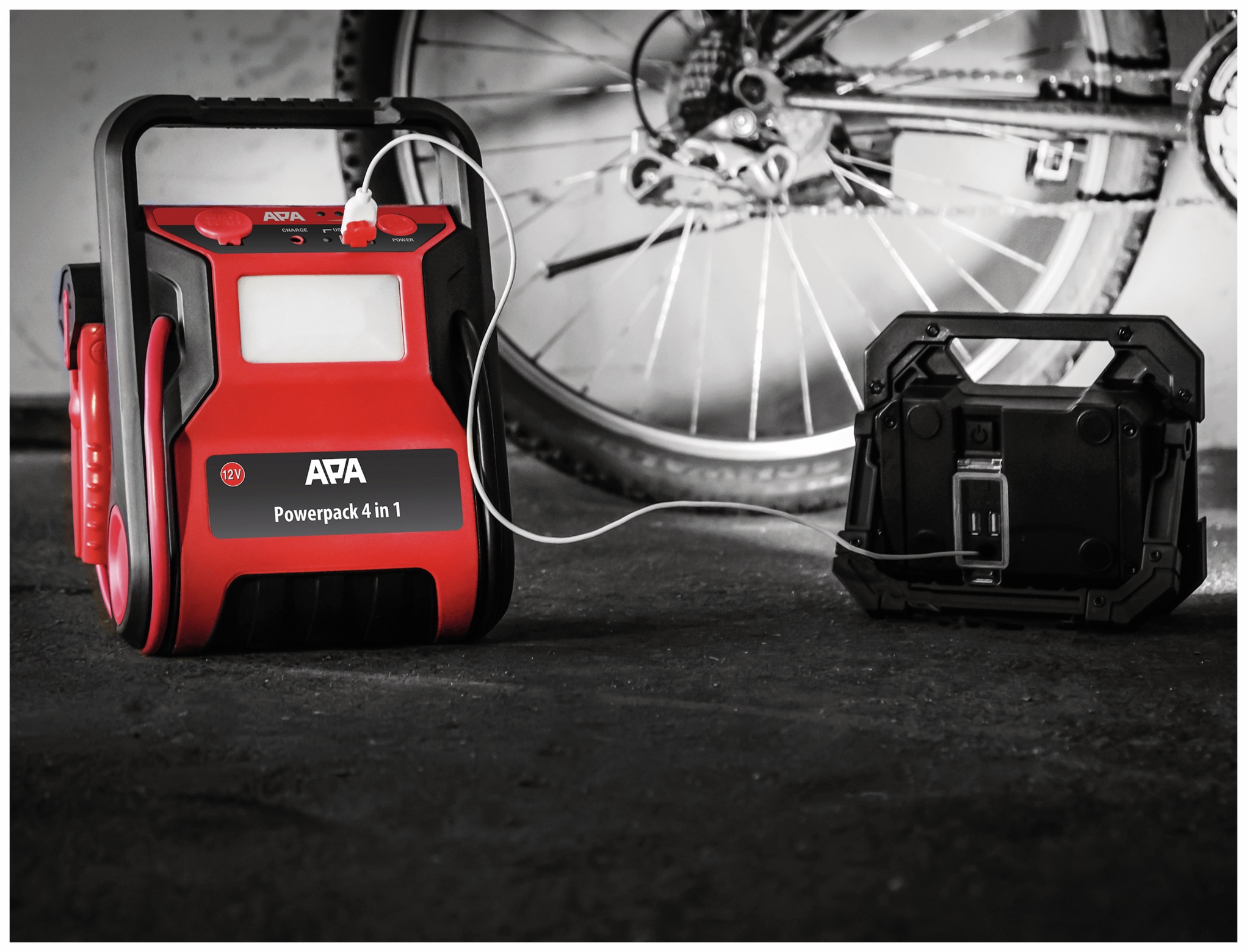 APA Starthilfegerät 16553, 4 in 1, Powerpack APA Starthilfegerät 16553, 4 in 1, Powerpack