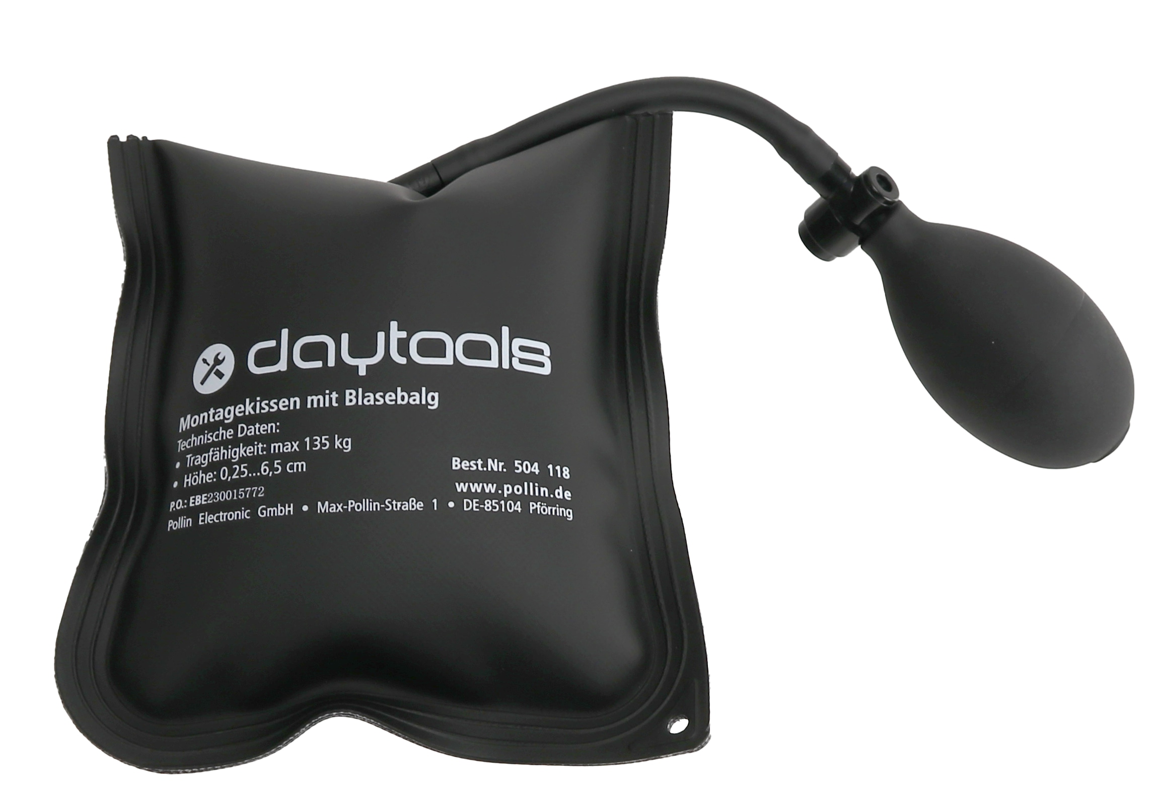 DAYTOOLS Montagekissen mit Blasebalg, max. 135 kg