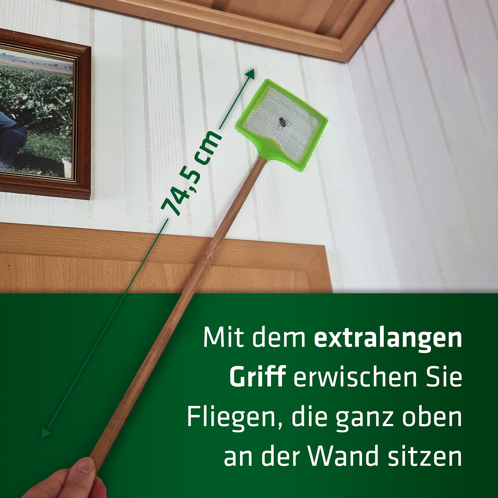 GARDIGO Fliegenklatsche XL Bamboo