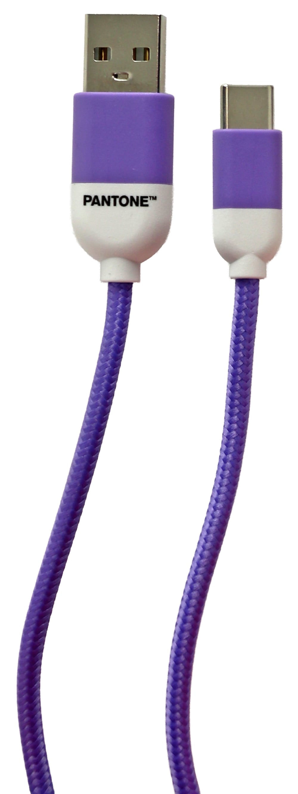 PANTONE, USB-Ladekabel, USB-A-USB-C, 1,5 m, Lila PANTONE, USB-Ladekabel, USB-A-USB-C, 1,5 m, Lila