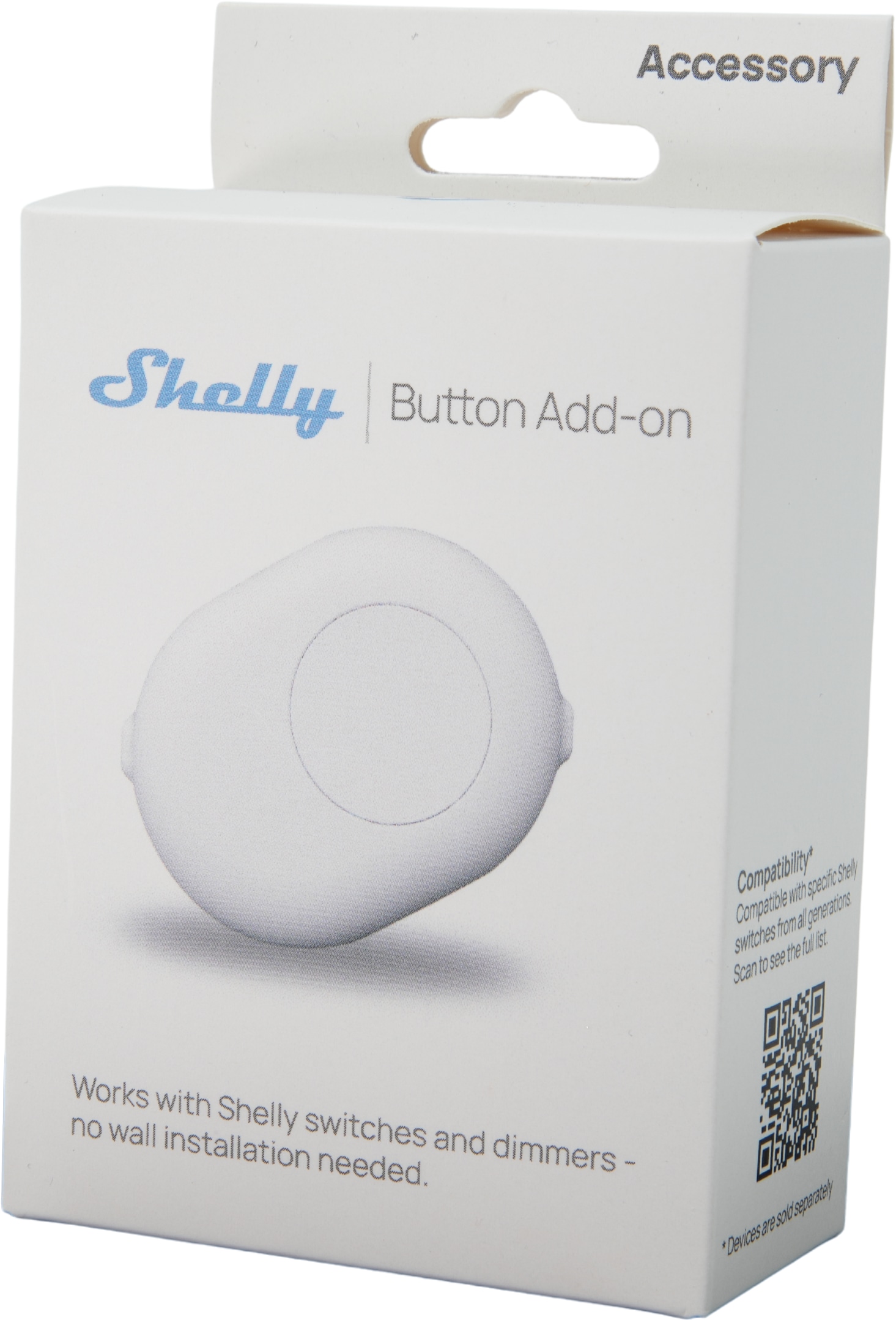 SHELLY Button Add-On, weiß SHELLY Button Add-On, weiß