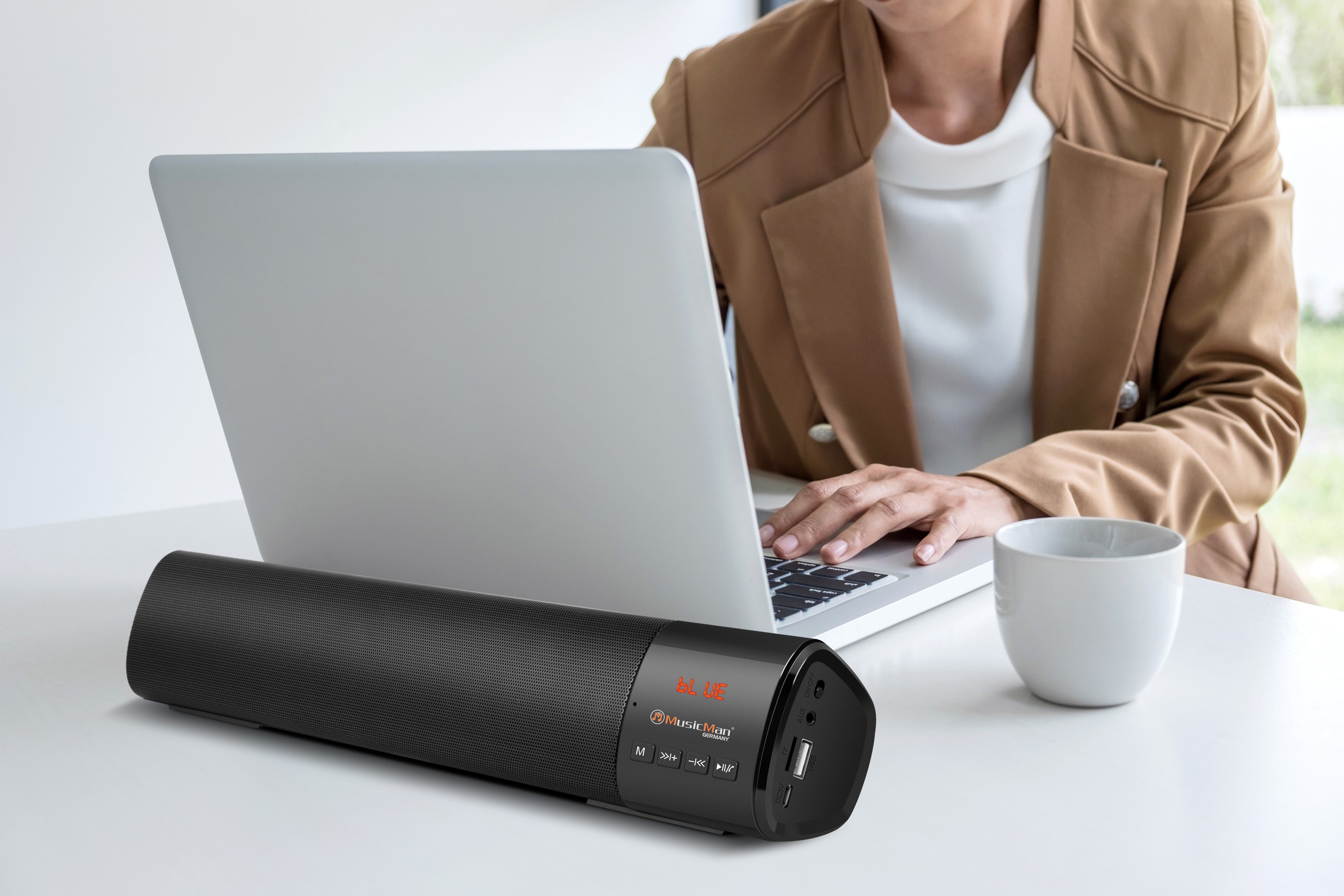 MUSICMAN Mini-Soundbar BT-X54, schwarz MUSICMAN Mini-Soundbar BT-X54, schwarz