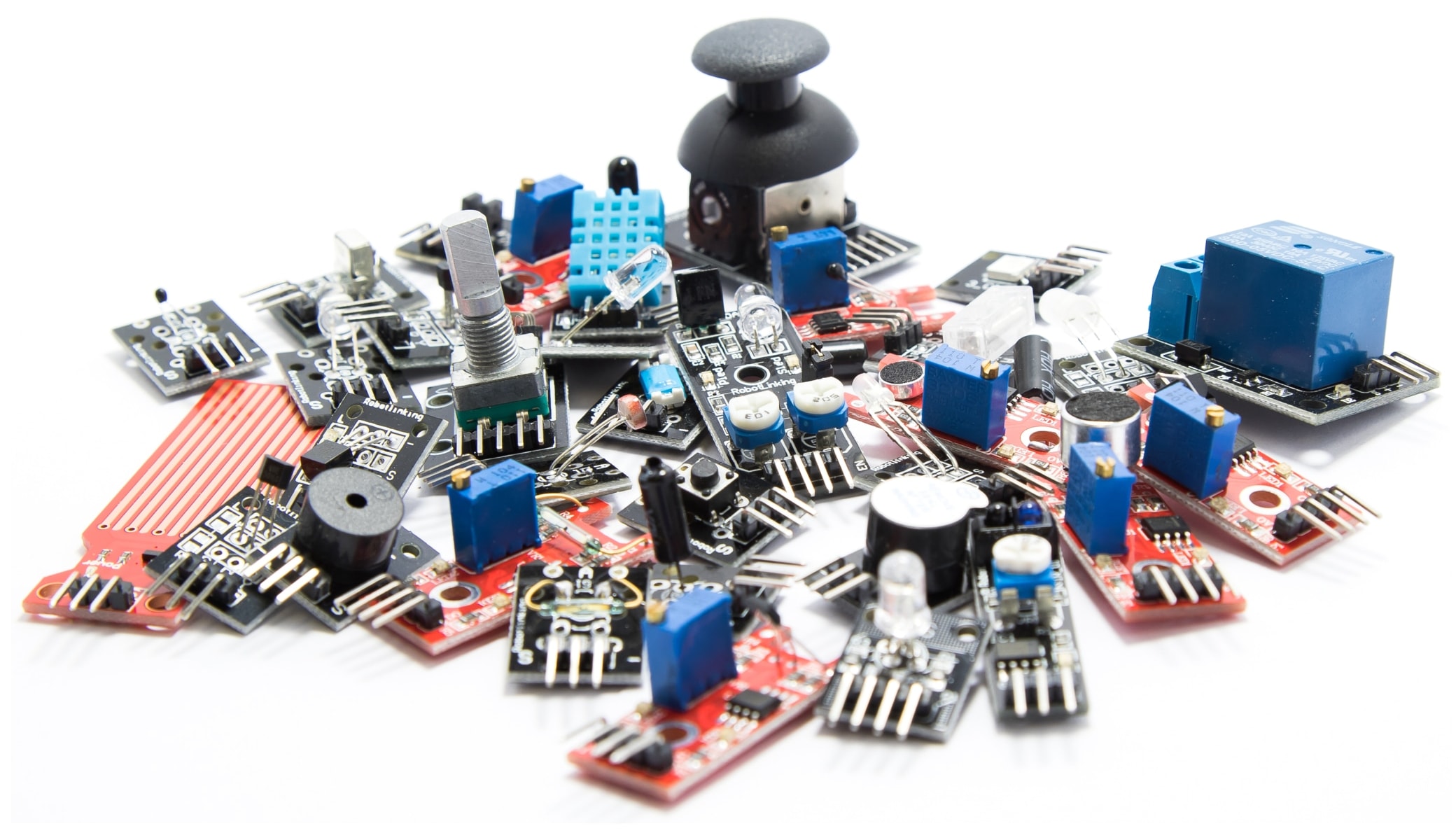 Umfangreiches Sensoren & Aktoren Kit für Raspberry Pi Umfangreiches Sensoren & Aktoren Kit für Raspberry Pi