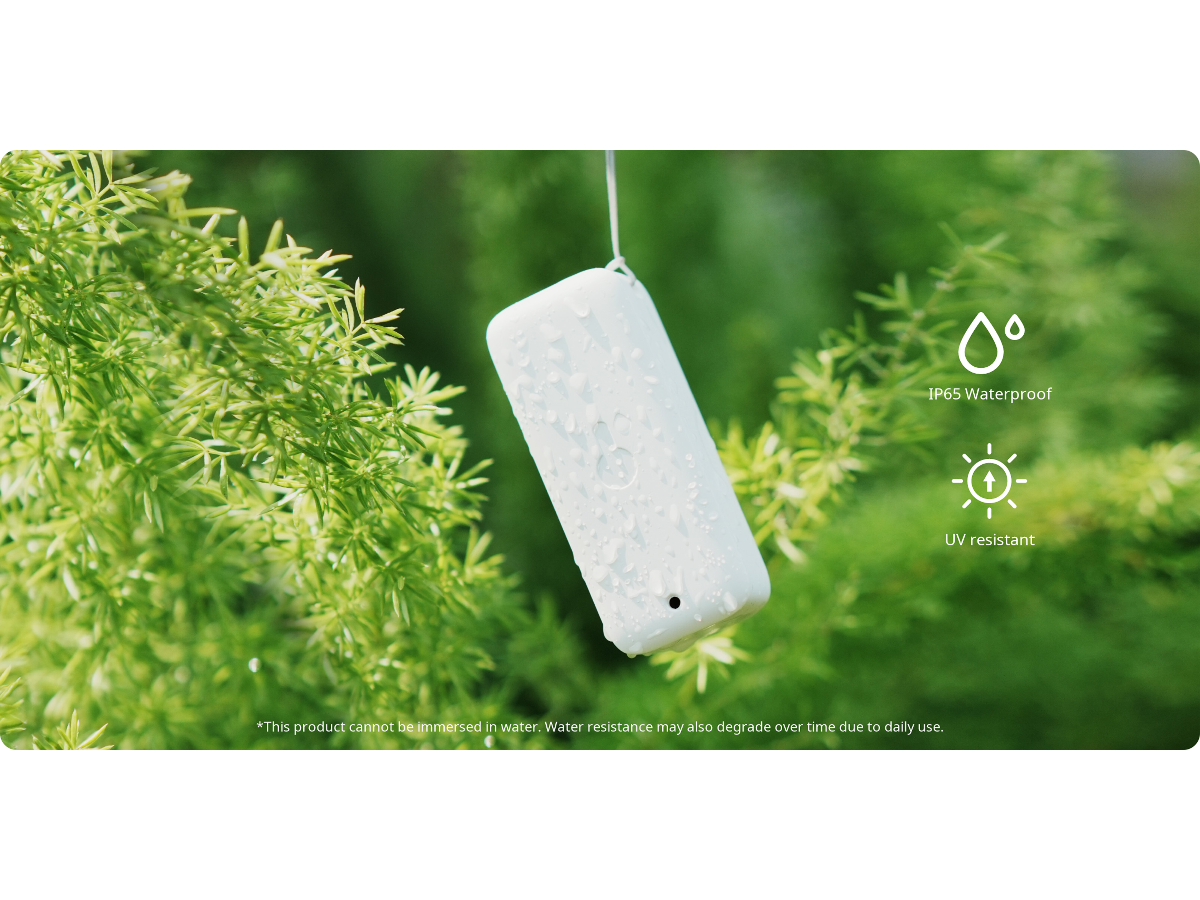 SWITCHBOT Thermometer Outdoor Meter, Innen/Außen, IP65, weiß