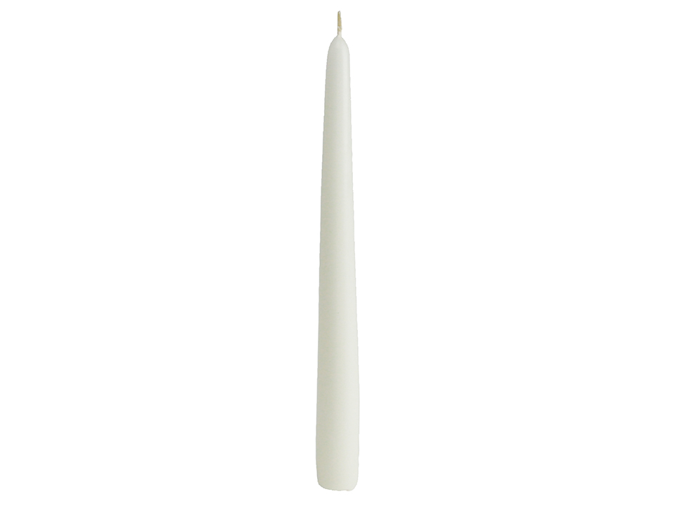 WIEDEMANN Tafelkerzen, elfenbein, 12 Stück, 250x25 mm