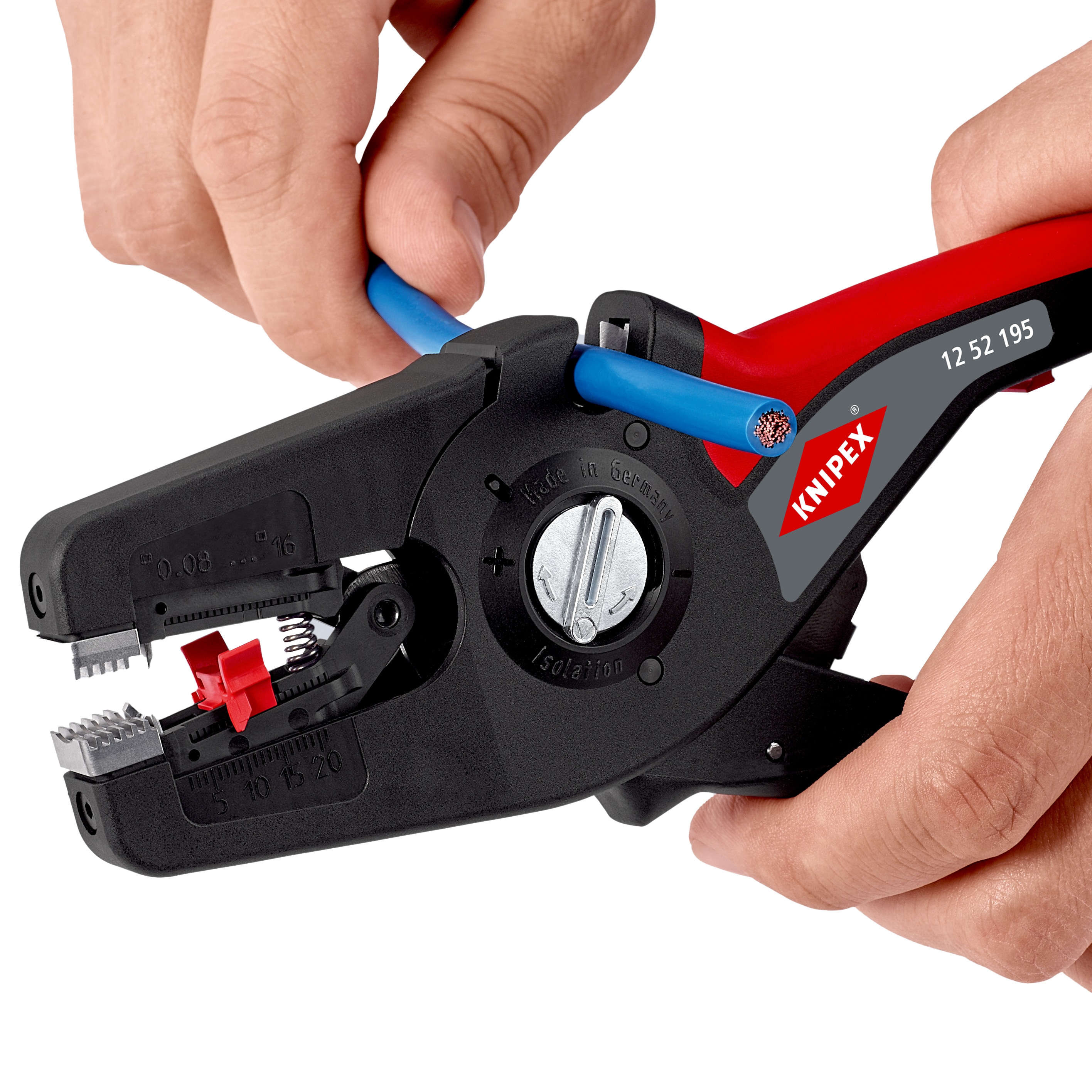 KNIPEX Automatische Abisolierzange PreciStrip16, 12 52 195 SB KNIPEX Automatische Abisolierzange PreciStrip16, 12 52 195 SB