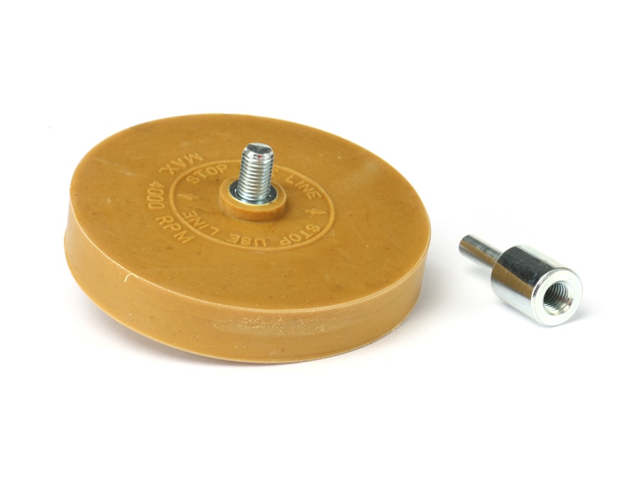 BGS TECHNIC Bohrmaschinen-Radierscheibe mit Adapter, Ø 90 mm BGS TECHNIC Bohrmaschinen-Radierscheibe mit Adapter, Ø 90 mm