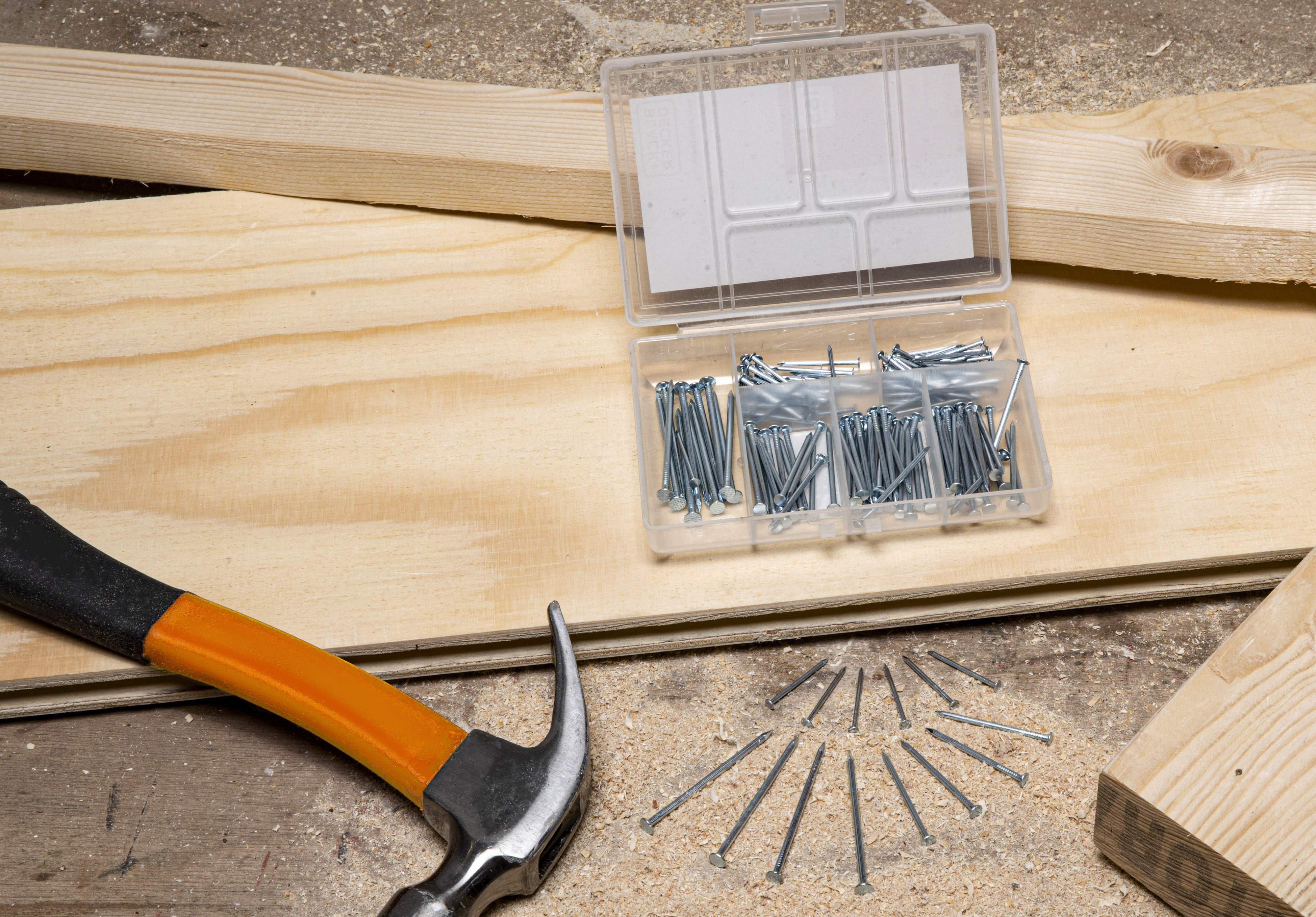 Nagelsortiment, BLACK+DECKER, 165 teilig