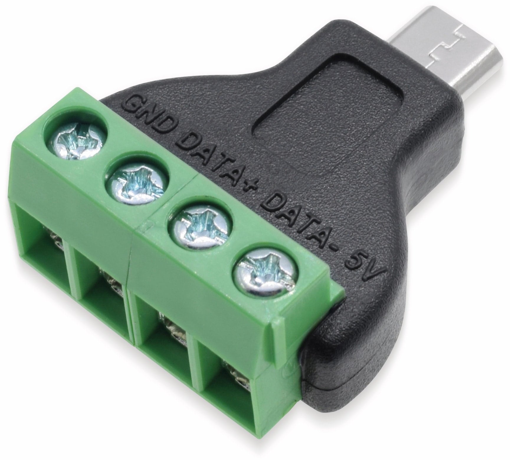 Steckverbinder, Micro-USB, Schraubanschl, Stecker Steckverbinder, Micro-USB, Schraubanschl, Stecker