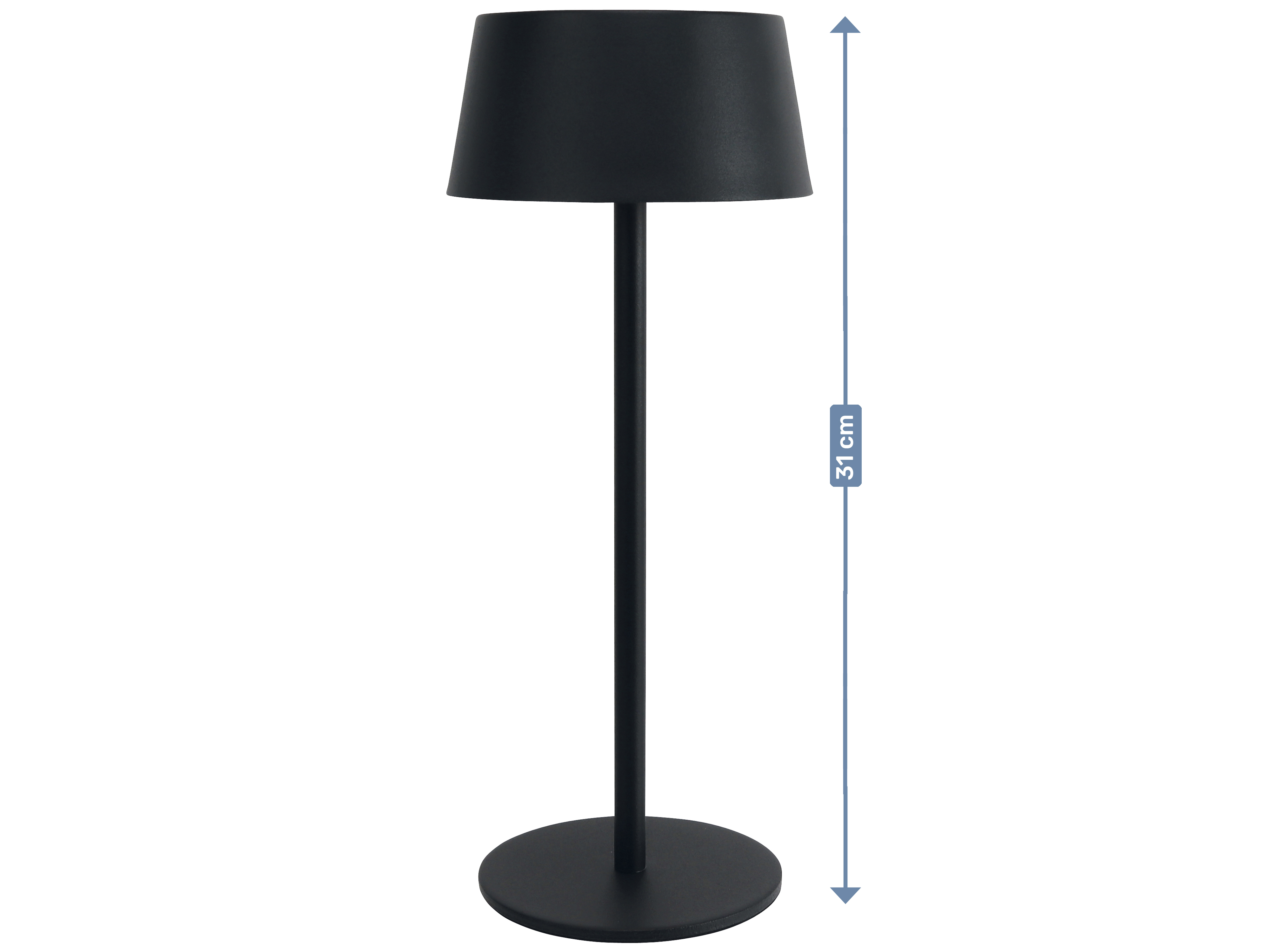 DAYLITE LED-Tischleuchte YD016-SOLAR, 4W, 150lm, 3000K, solar, schwarz DAYLITE LED-Tischleuchte YD016-SOLAR, 4W, 150lm, 3000K, solar, schwarz