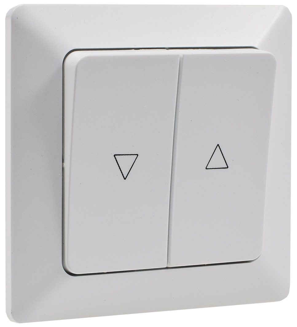 MILOS Jalousietaster 22777, UP, Hoch/Runter, weiß matt MILOS Jalousietaster 22777, UP, Hoch/Runter, weiß matt