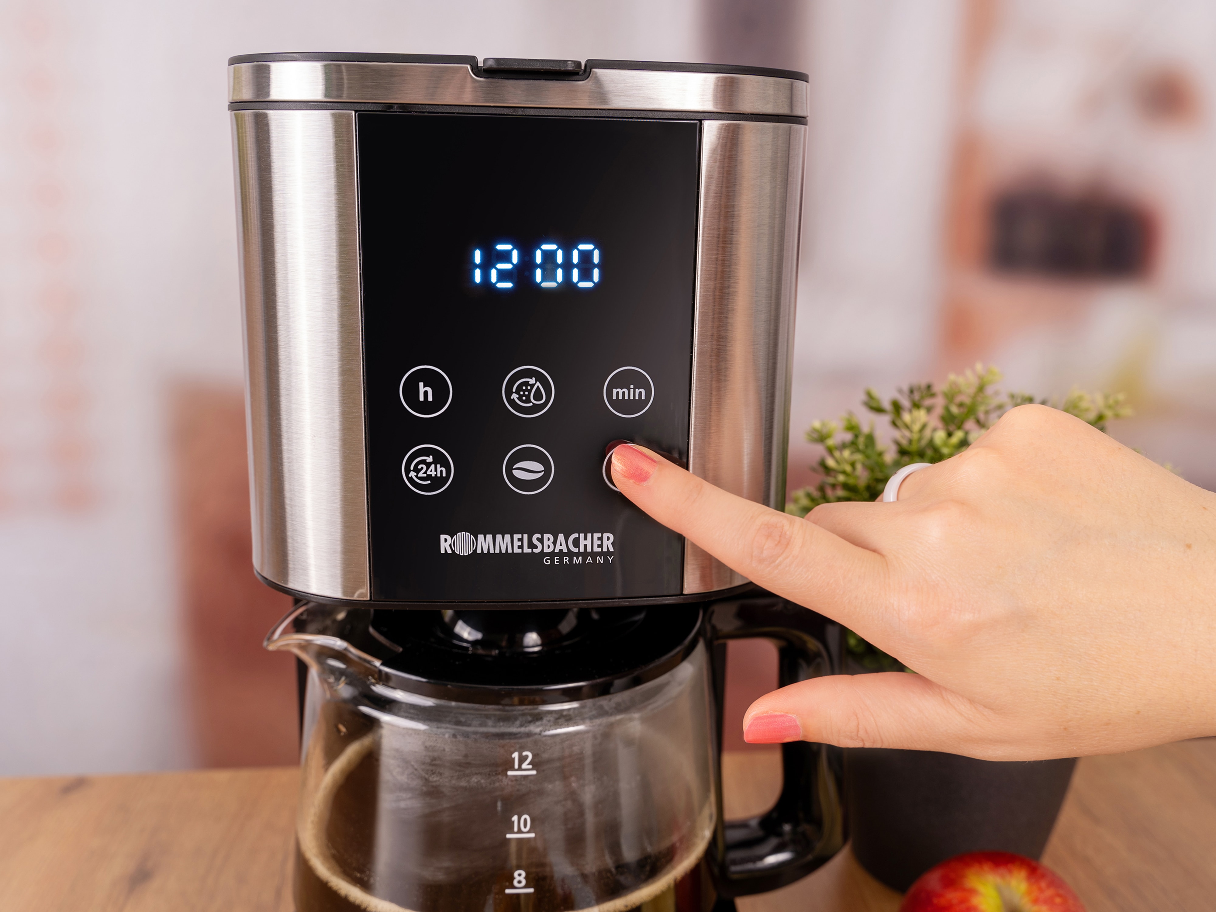 ROMMELSBACHER Kaffeemaschine FKM 1000, Sunny-Serie, 1000 W, 1,5 L
