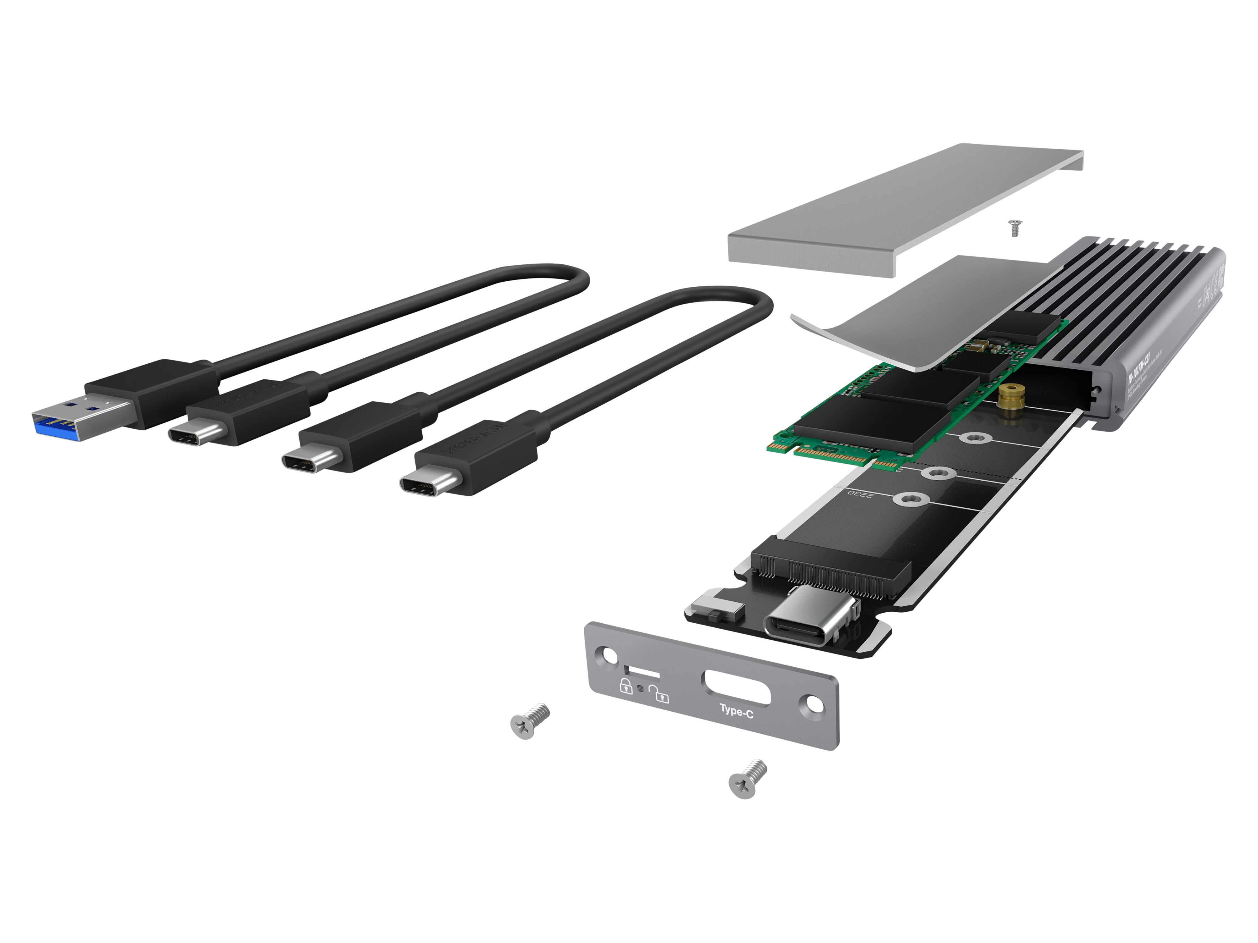 ICY BOX Festplattengehäuse IB-1817M-C31, M.2 PCIe SSD, USB 3.1 ICY BOX Festplattengehäuse IB-1817M-C31, M.2 PCIe SSD, USB 3.1