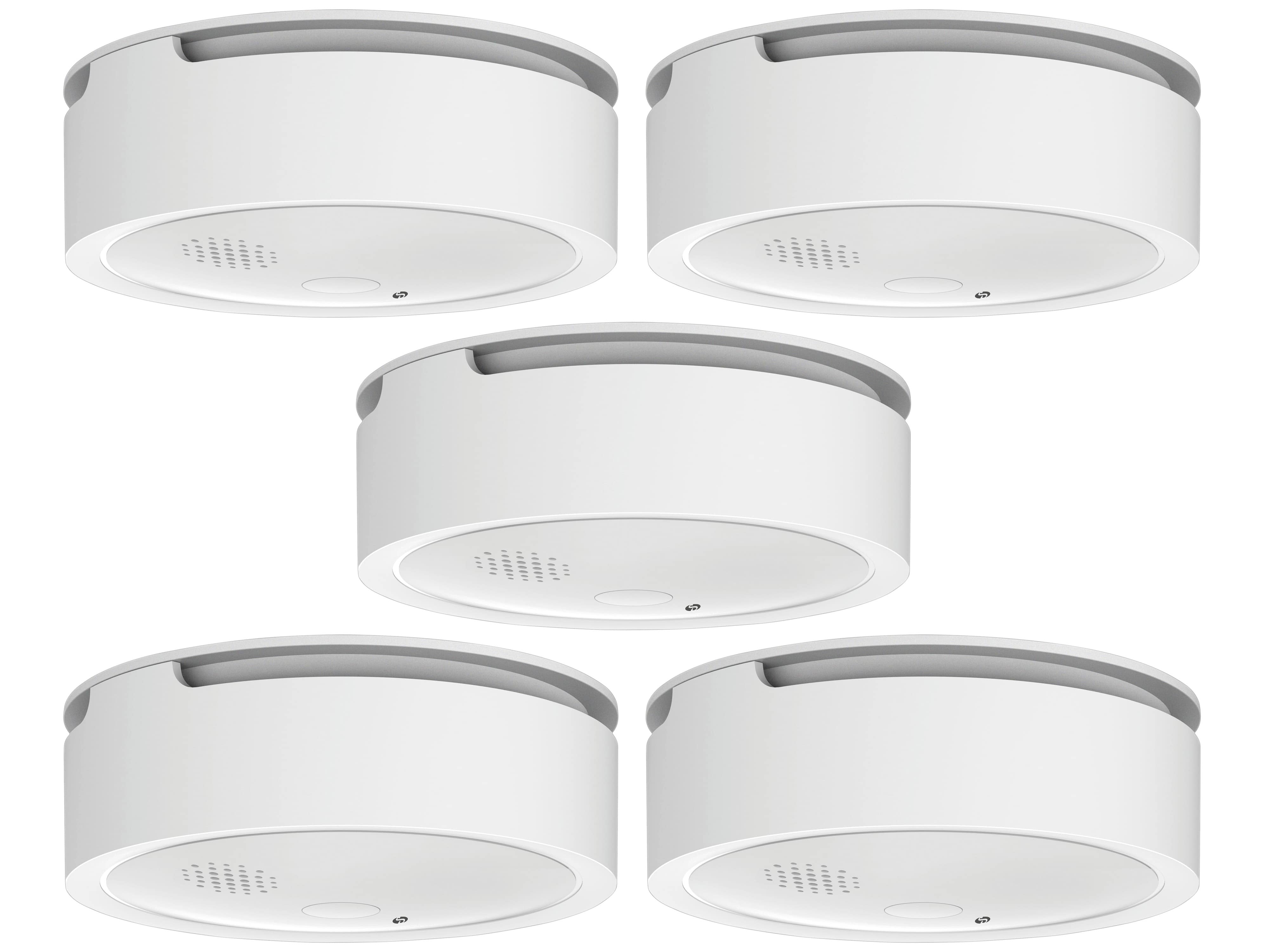SHELLY WLAN Rauchmelder Plus Smoke, Plug&Play, 5 Stück