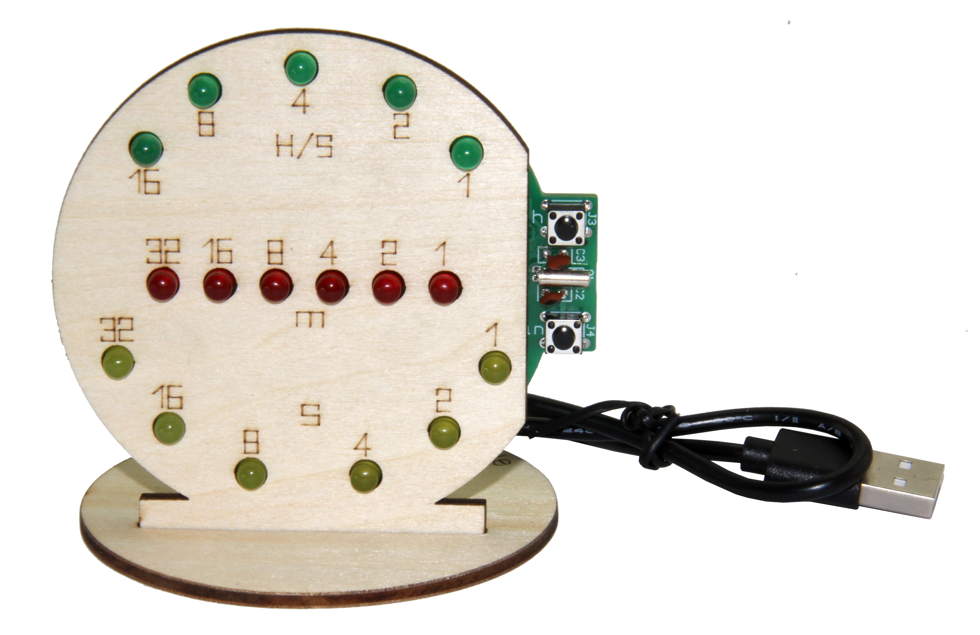 SOL-EXPERT Lötbausatz Binäre Uhr, 76334 SOL-EXPERT Lötbausatz Binäre Uhr, 76334