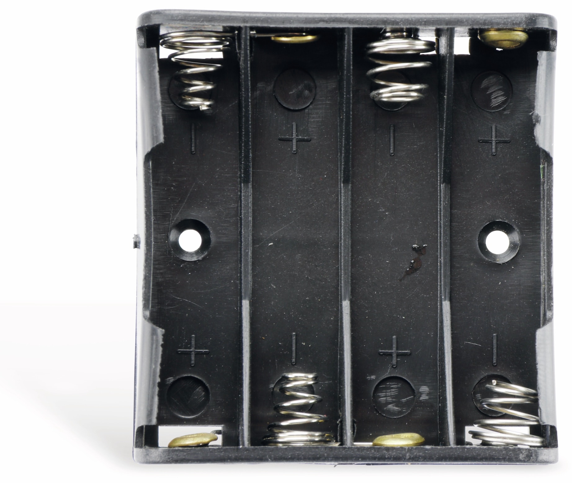 Batteriehalter, 4 x Micro AAA, Printanschluss Batteriehalter, 4 x Micro AAA, Printanschluss