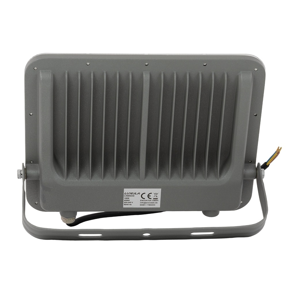 LUXULA LED-Fluter, EEK: E, 100W, 12000lm, 4000K, IP65, grau