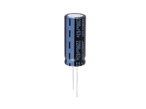 Elektrolytkondensator, 2,2mF, 63V