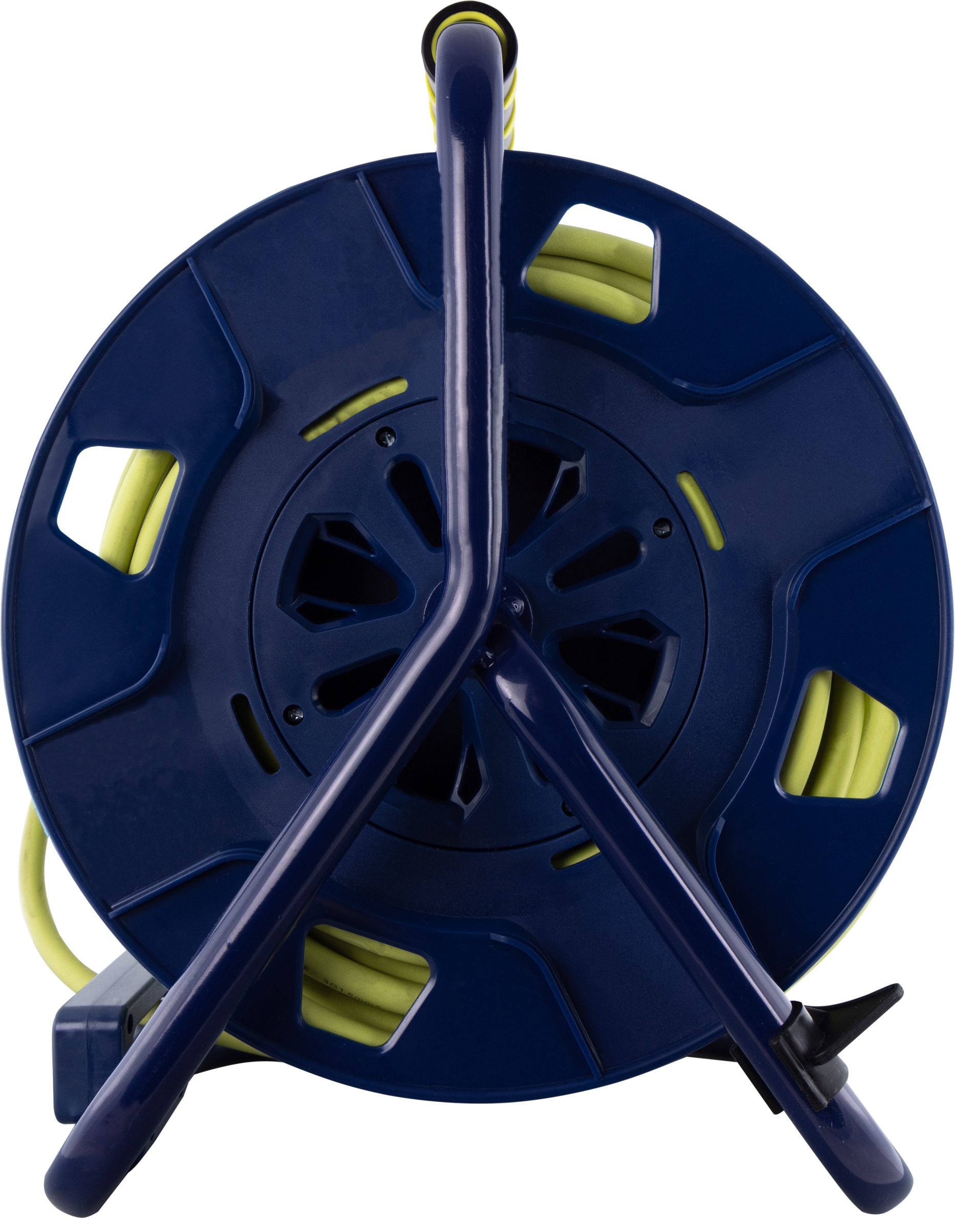 REV Kabeltrommel H07RN, Kunststoff, schwarz/gelb, IP44, 25 m