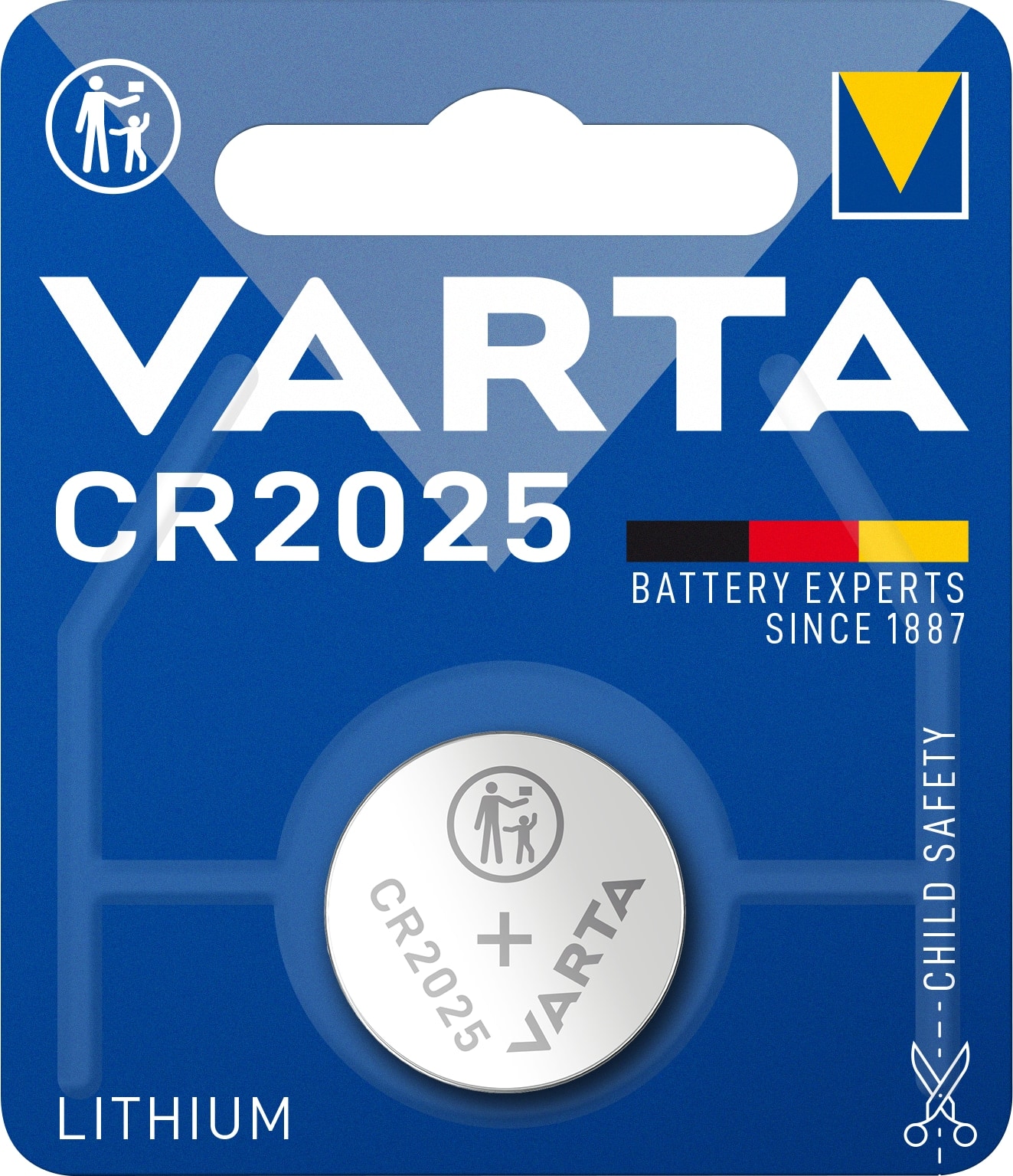 VARTA Lithium Knopfzelle CR2025