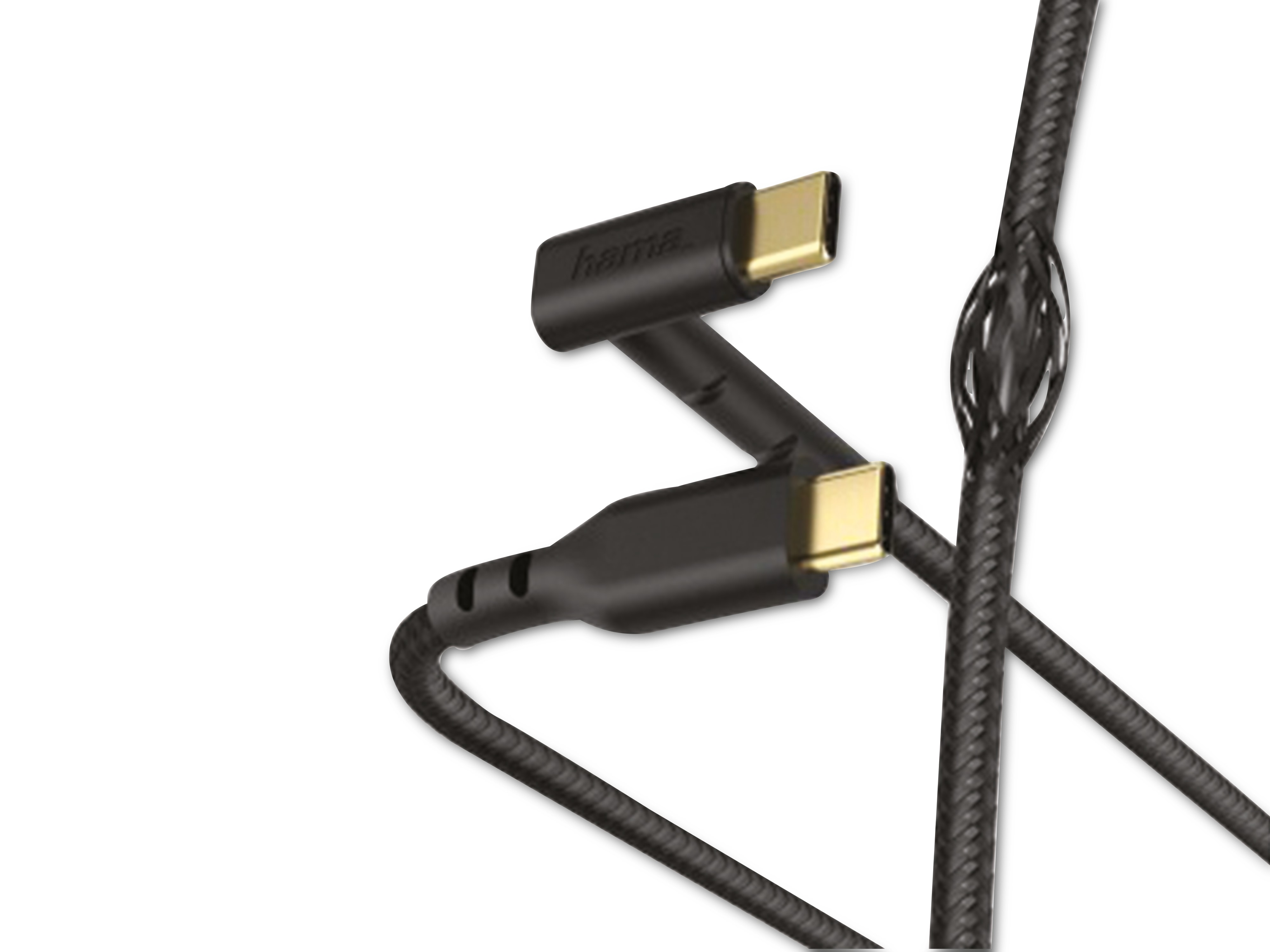 HAMA USB-C Kabel 187214, 45° Stecker, 1,5m, schwarz HAMA USB-C Kabel 187214, 45° Stecker, 1,5m, schwarz