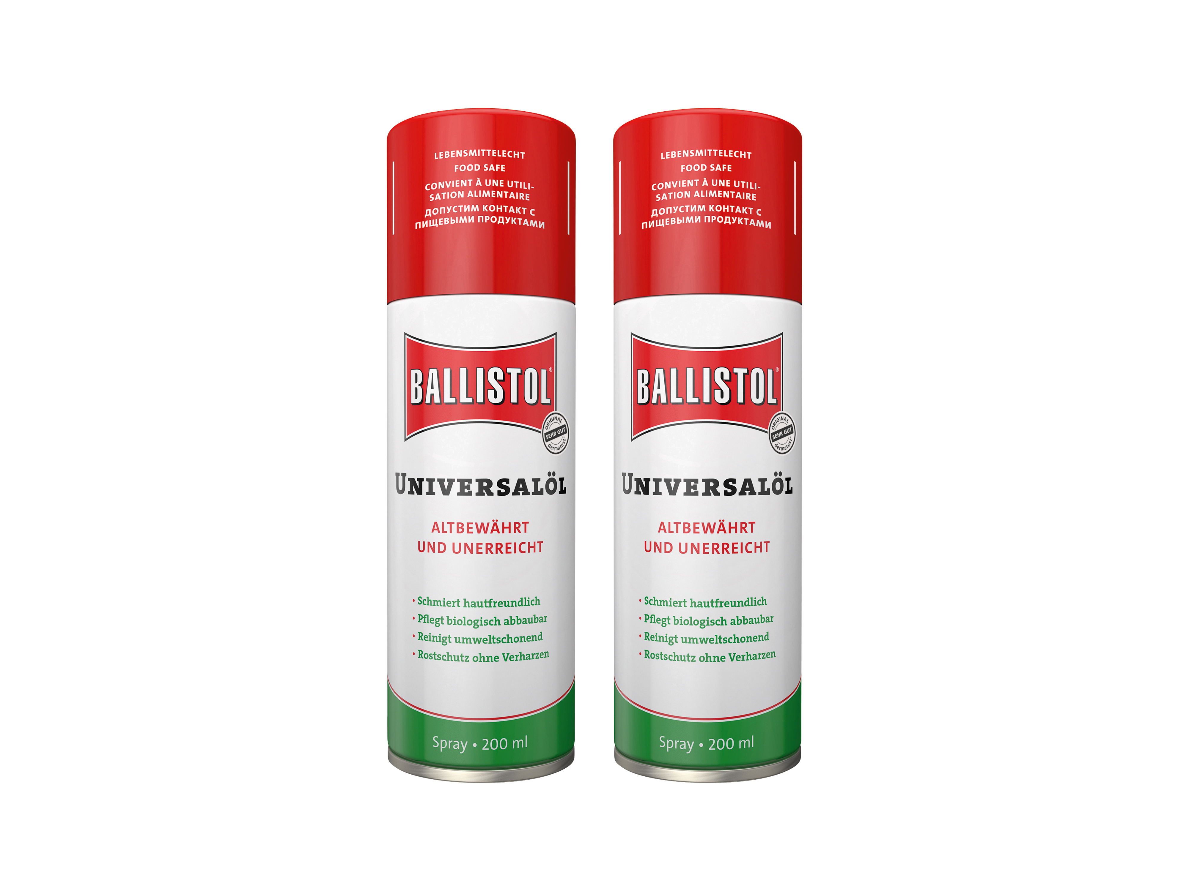 BALLISTOL Universalöl Spray, 200 ml, 2 Stück
