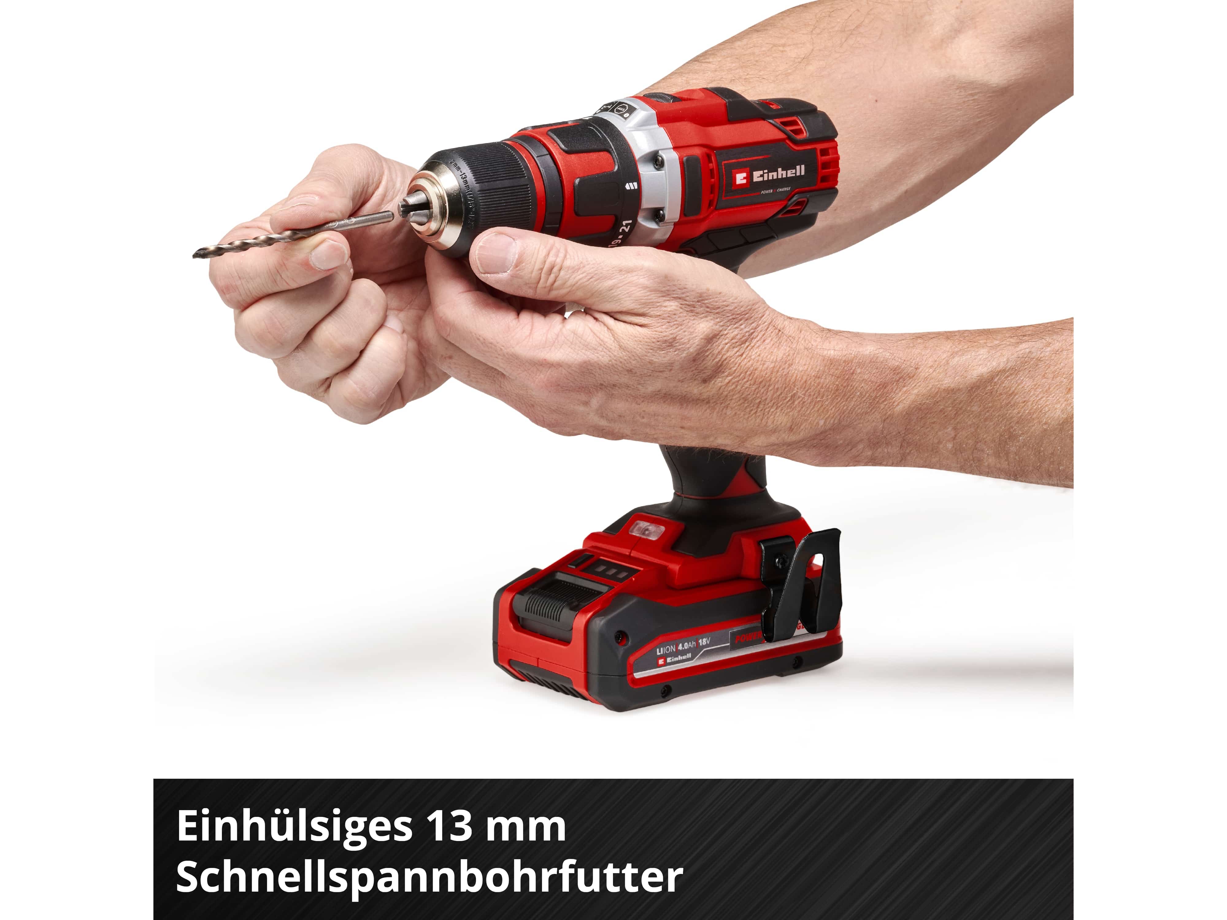 EINHELL Akku-Bohrschrauber TE-CD 18/40 Li Solo