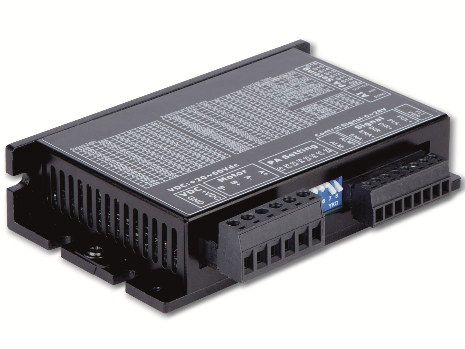 ACT MOTOR Schrittmotortreiber Nema23, AM556-IO, 20 - 60VDC,