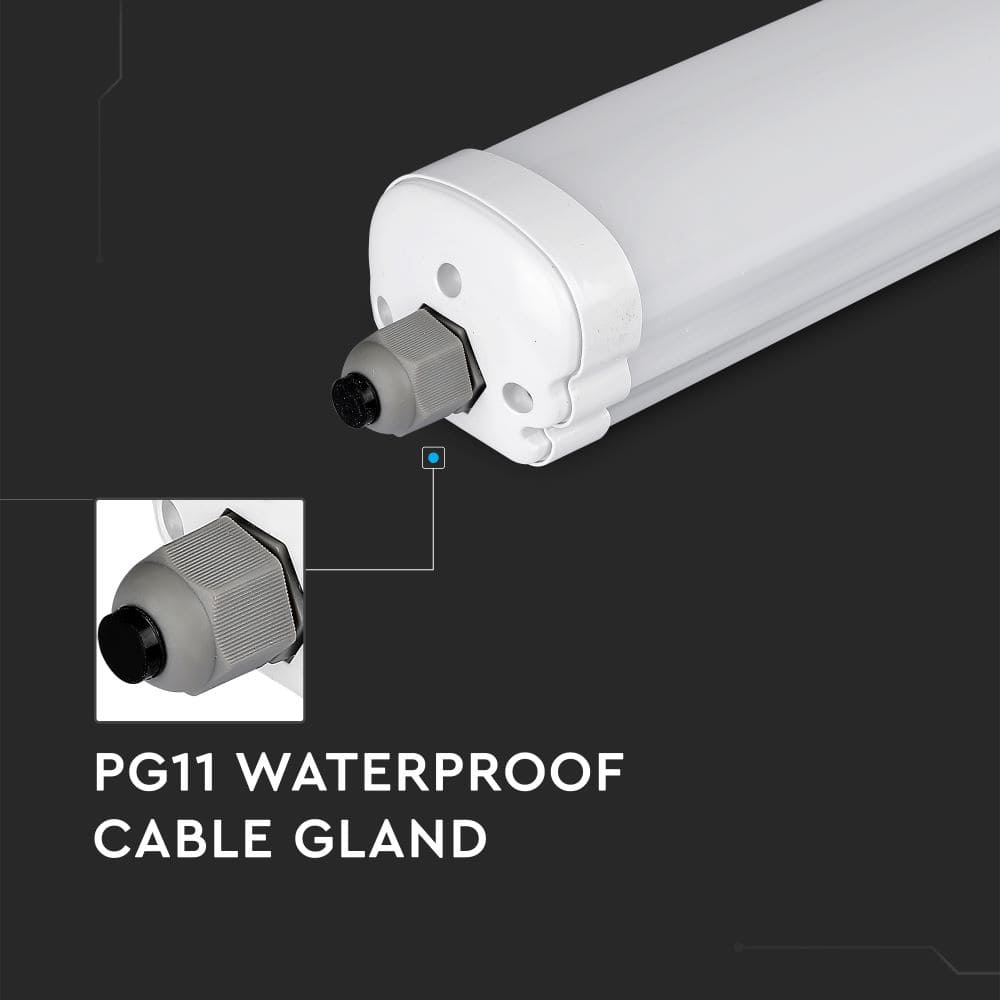 V-TAC LED-Deckenleuchte VT-2162836, EEK: E, 18W, 2430lm, 4000K, 120°, IP65, 60cm V-TAC LED-Deckenleuchte VT-2162836, EEK: E, 18W, 2430lm, 4000K, 120°, IP65, 60cm